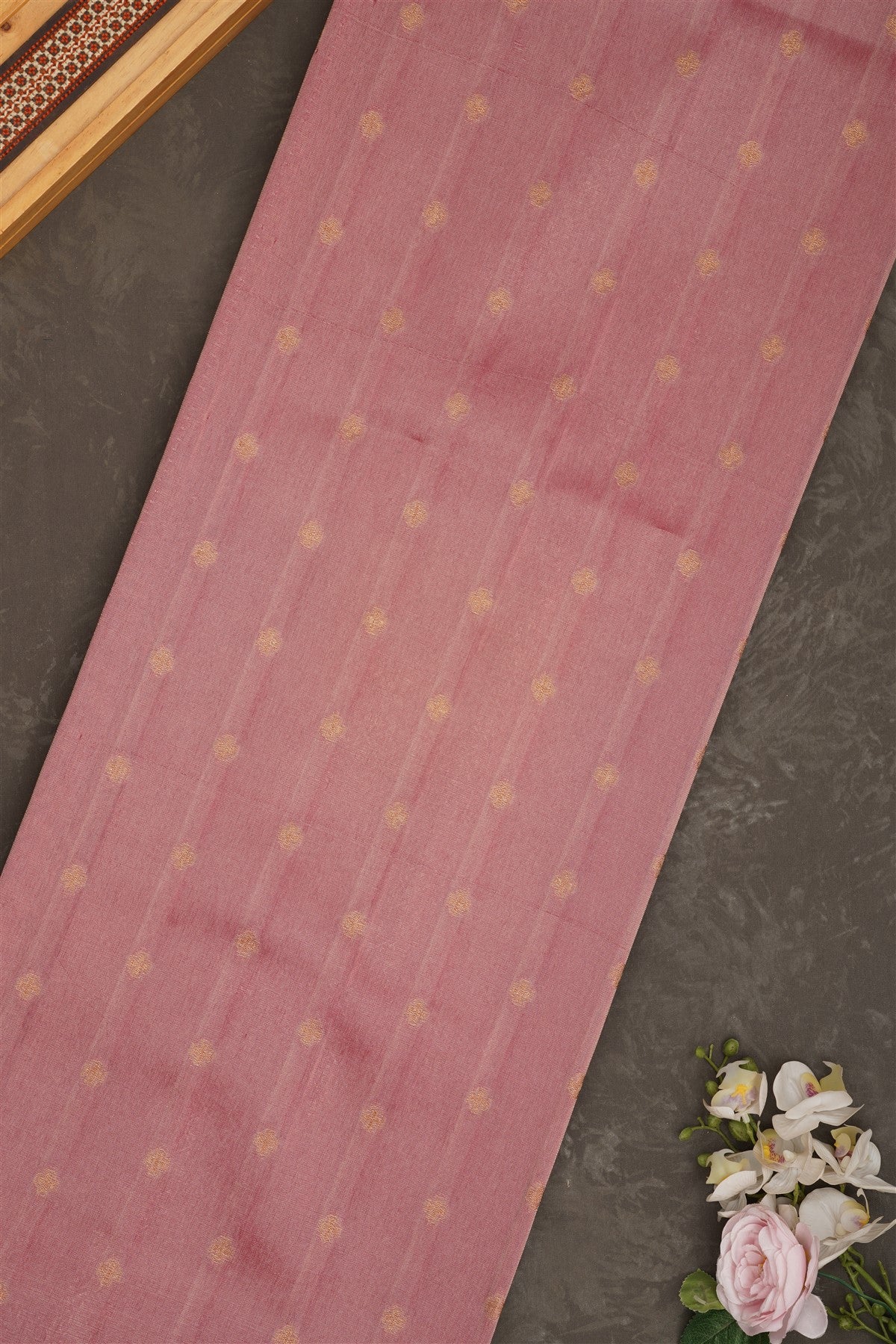 Banarasi Tissue Silk Light Pink Saree