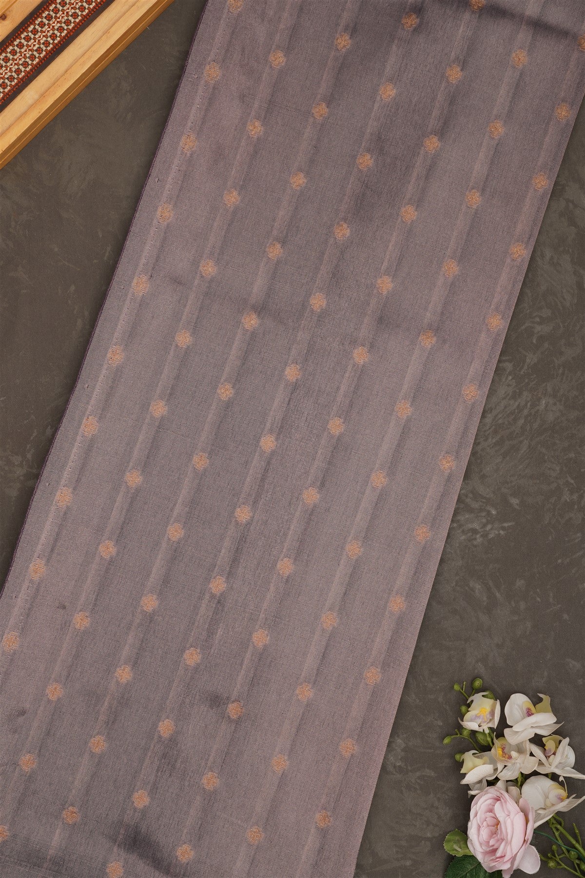 Banarasi Tissue Silk Navy Blue Saree