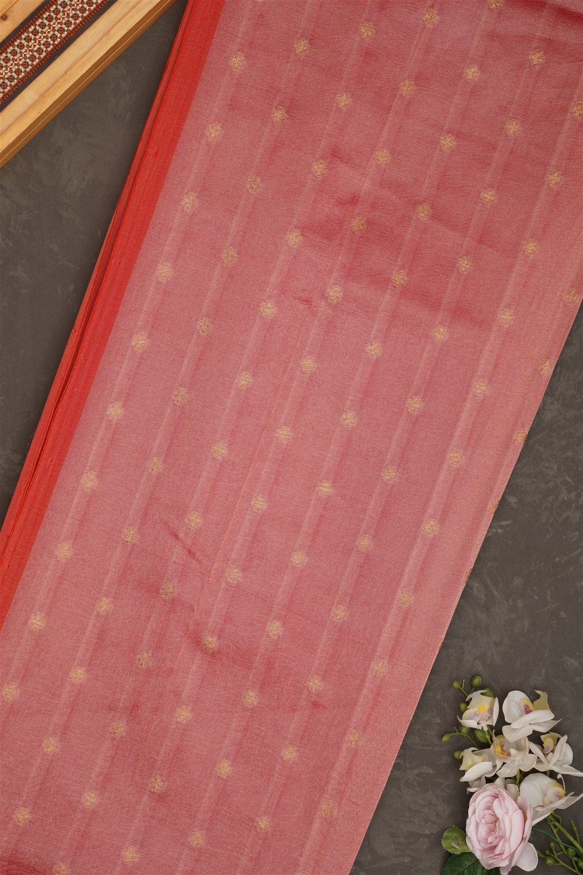 Banarasi Tissue Silk Red Saree