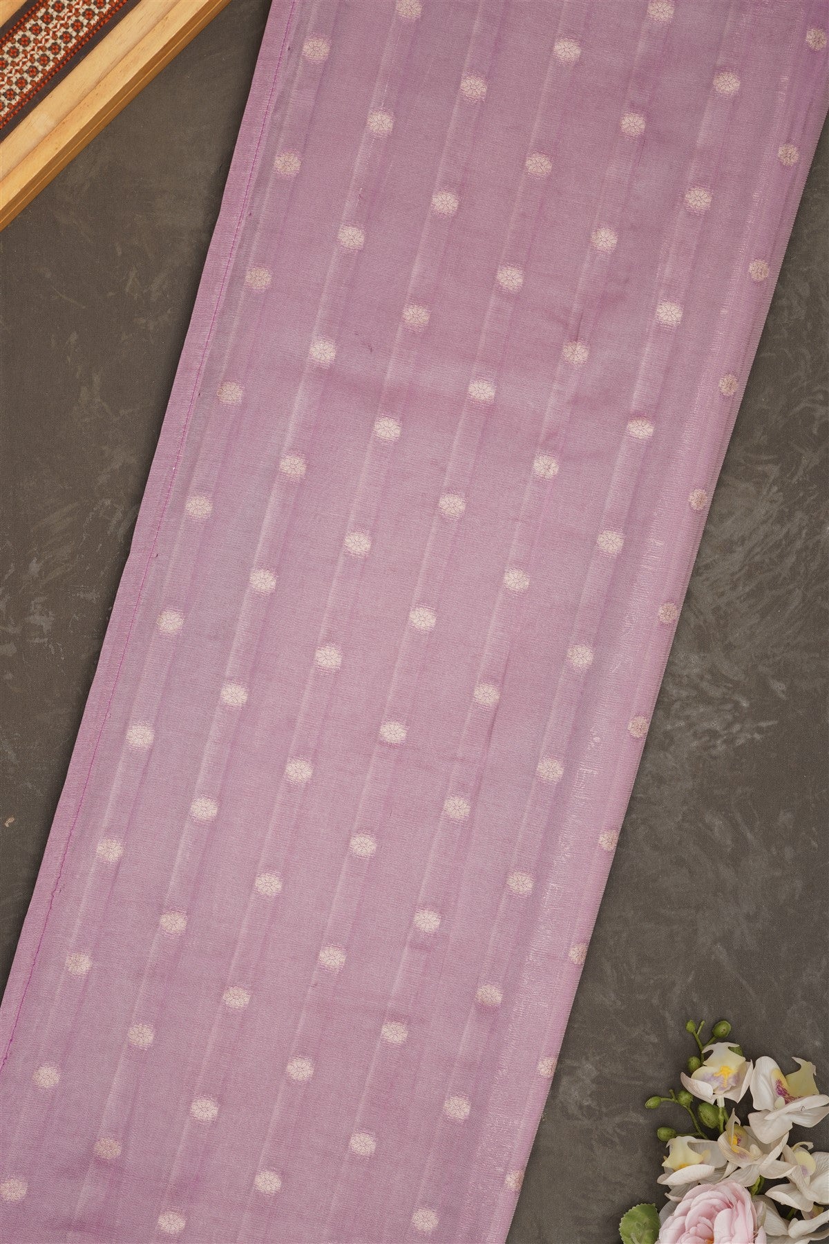 Banarasi Tissue Silk Light Purple Saree