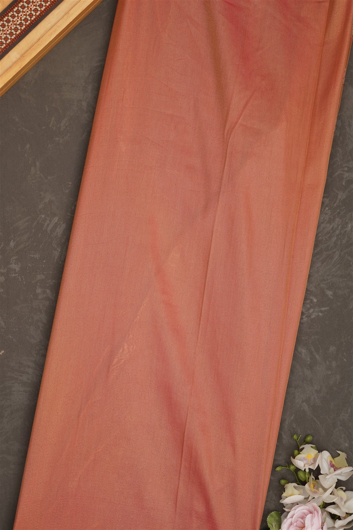 Banarasi Tissue Silk Dark Magenta Saree