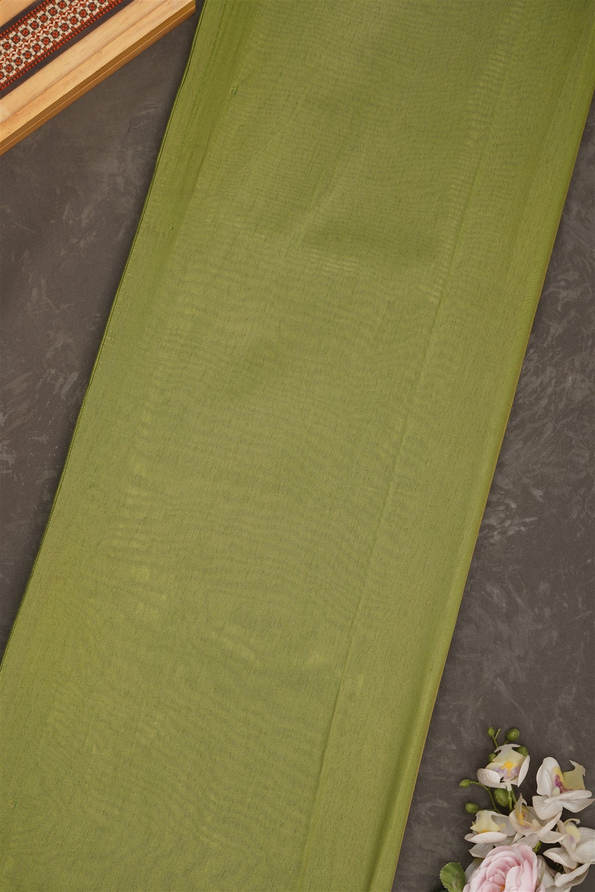 Banarasi Tissue Silk Green Saree