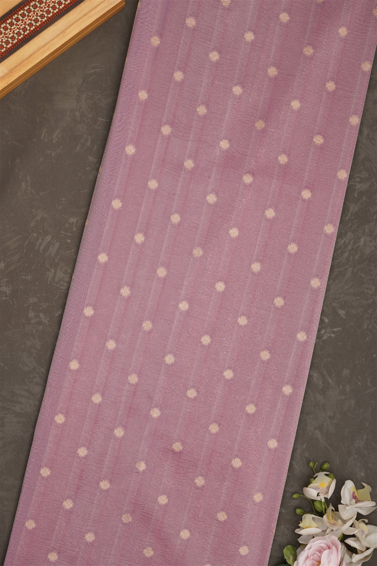 Banarasi Tissue Silk Purple Saree