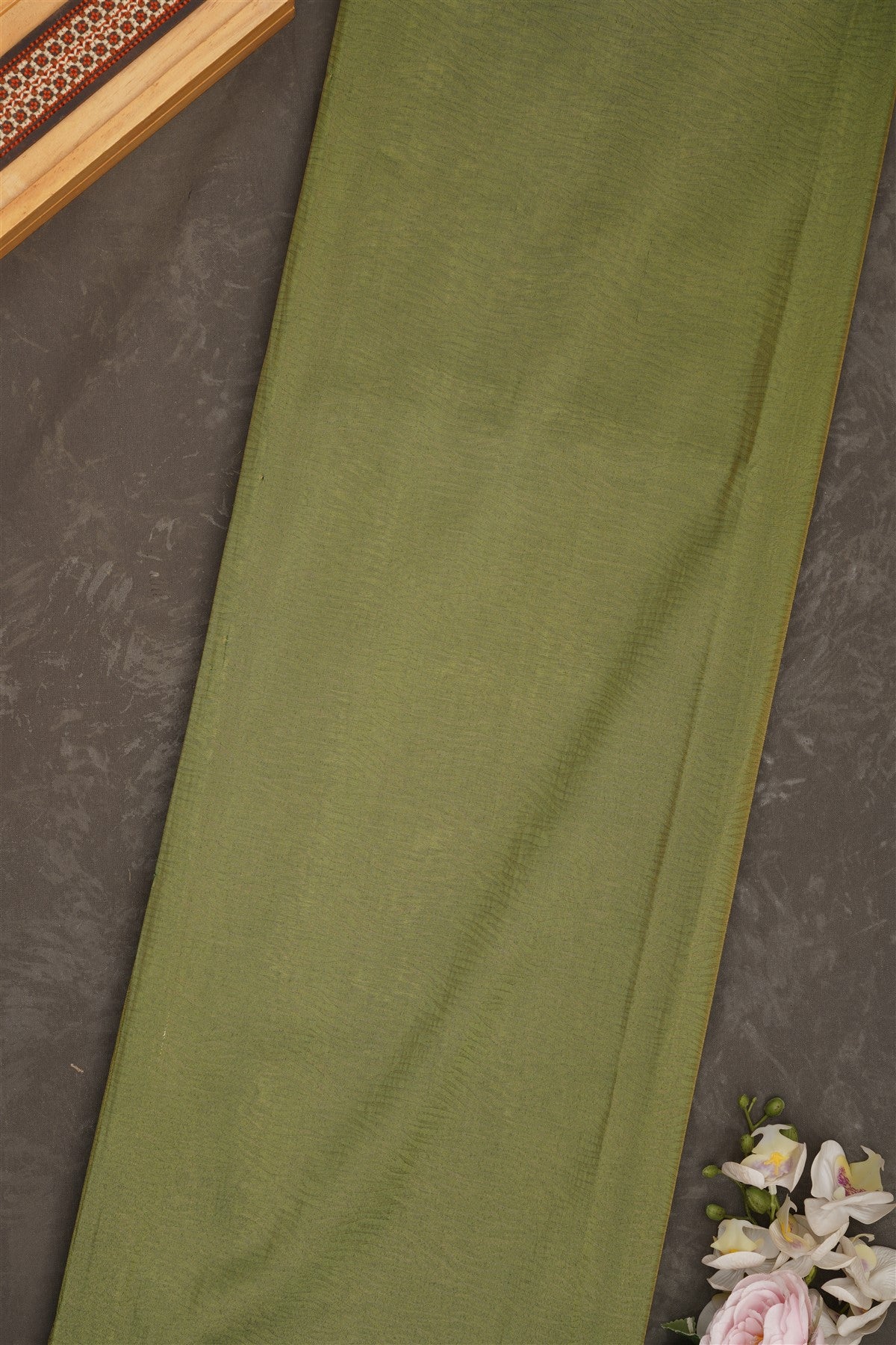 Banarasi Tissue Silk Green Saree