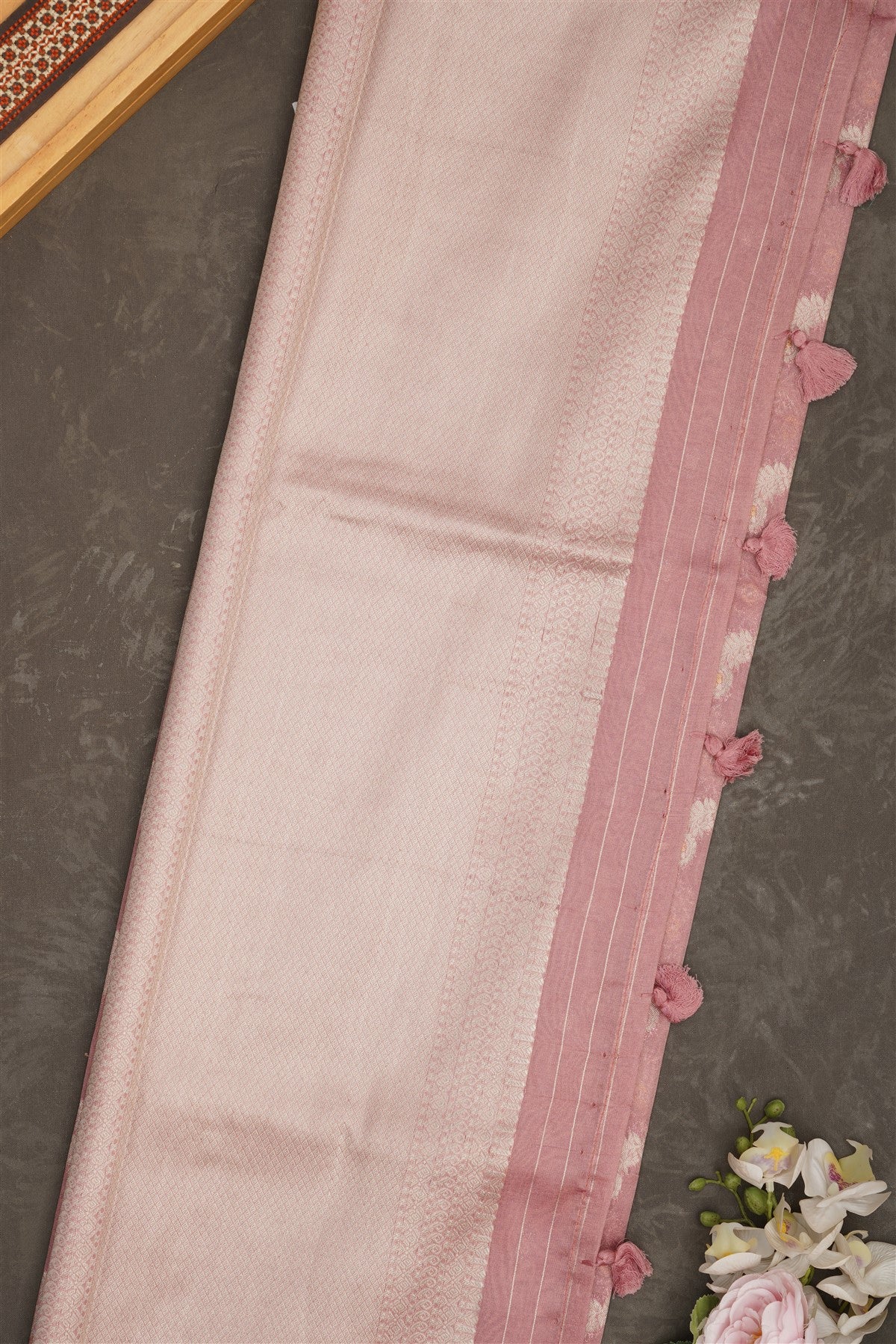 Banarasi Tissue Silk Light Purple Saree
