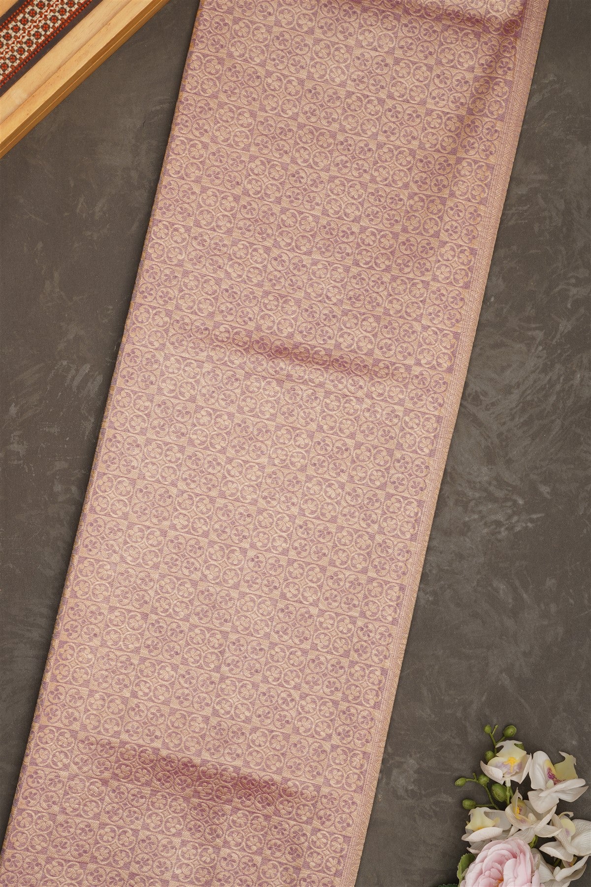 Banarasi Tissue Silk Lavender Saree