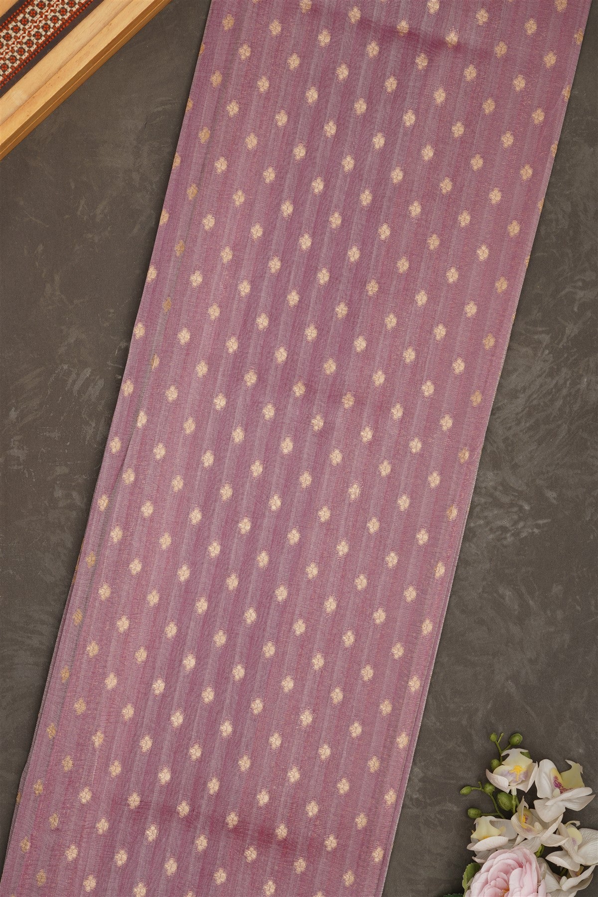Banarasi Tissue Silk Lavender Saree