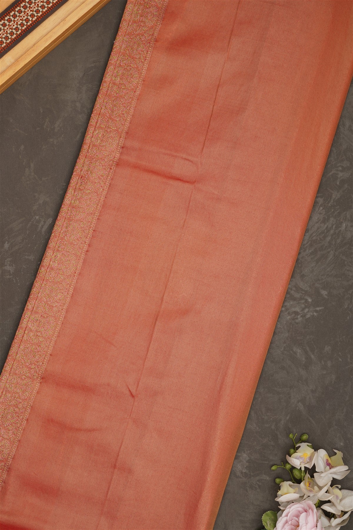 Banarasi Tissue Silk Red Saree