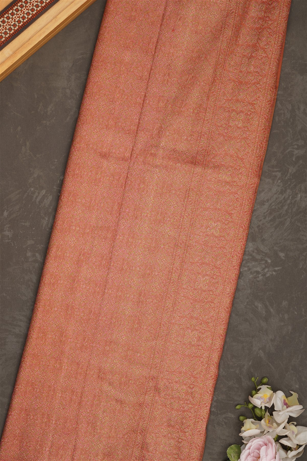 Banarasi Tissue Silk Red Saree
