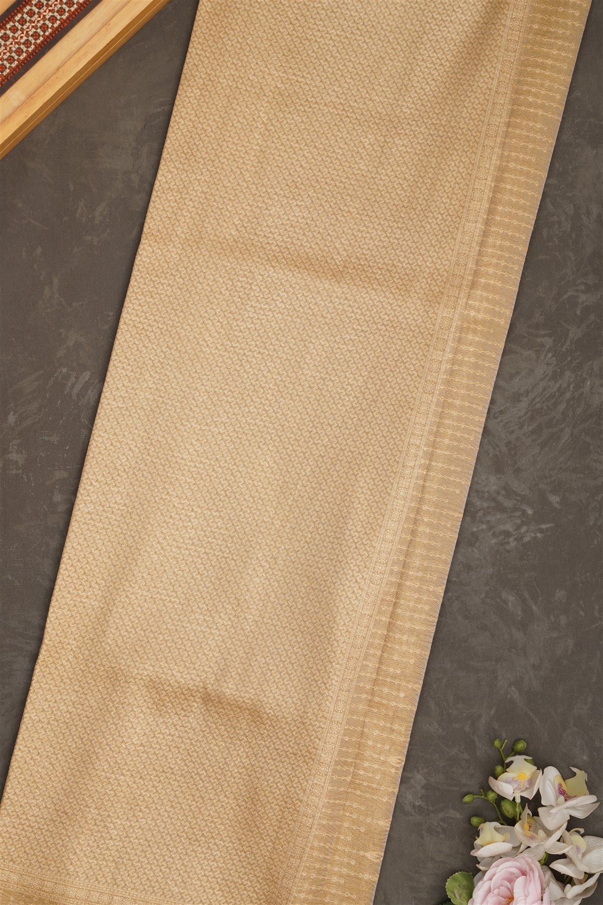Banarasi Tissue Silk Light Olive Green Saree