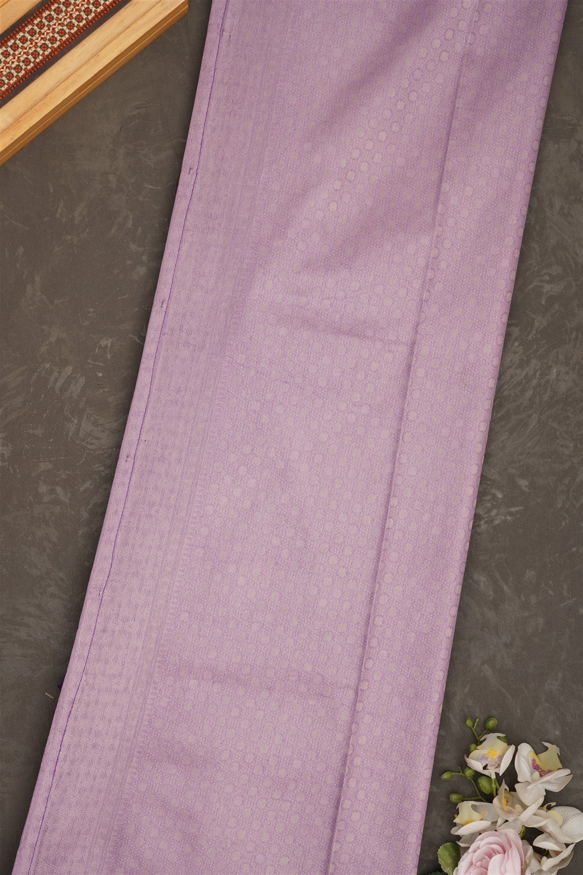 Banarasi Tissue Silk Lavender Saree