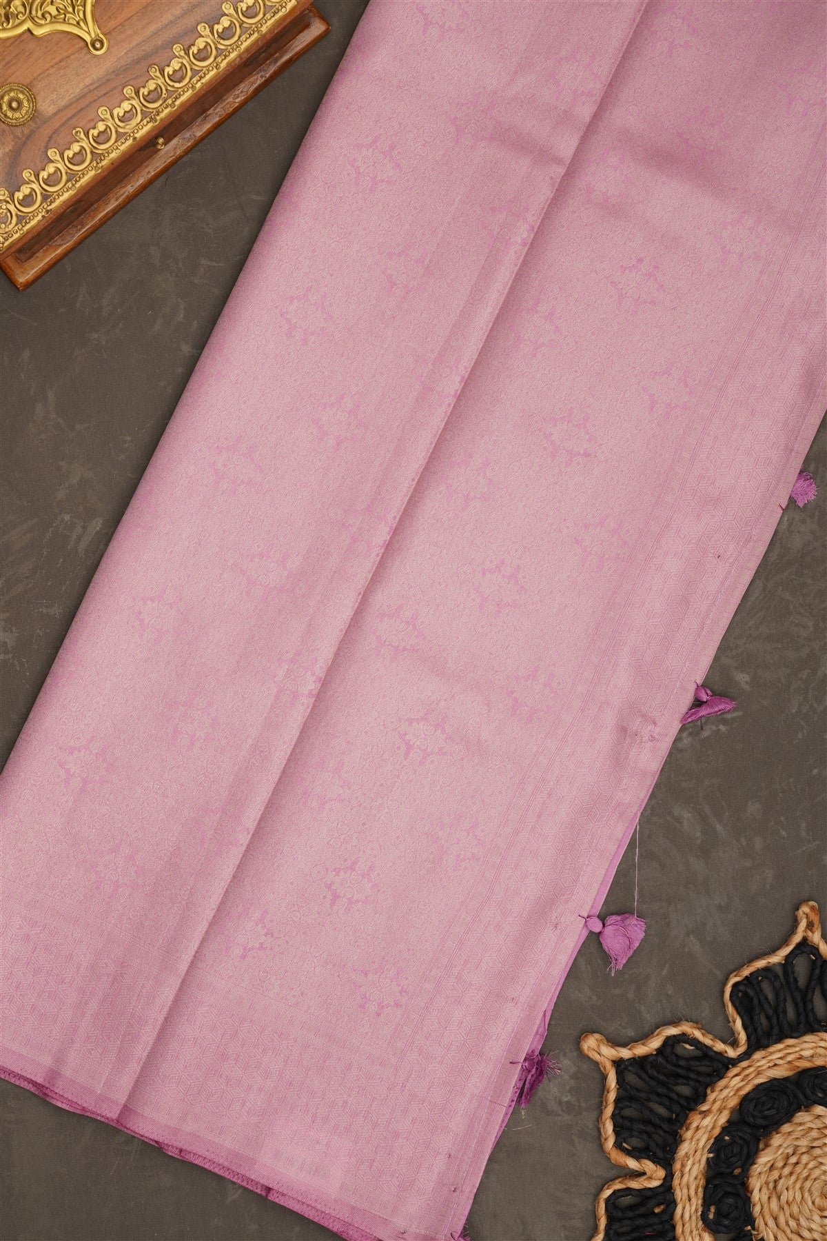 Banarasi Tissue Silk Light Purple Saree