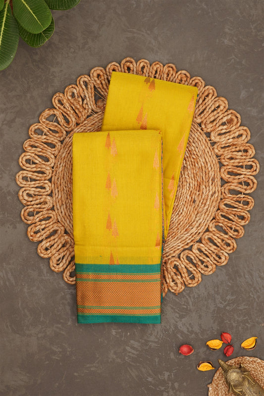 Narayanapet Silk Lime Green Saree