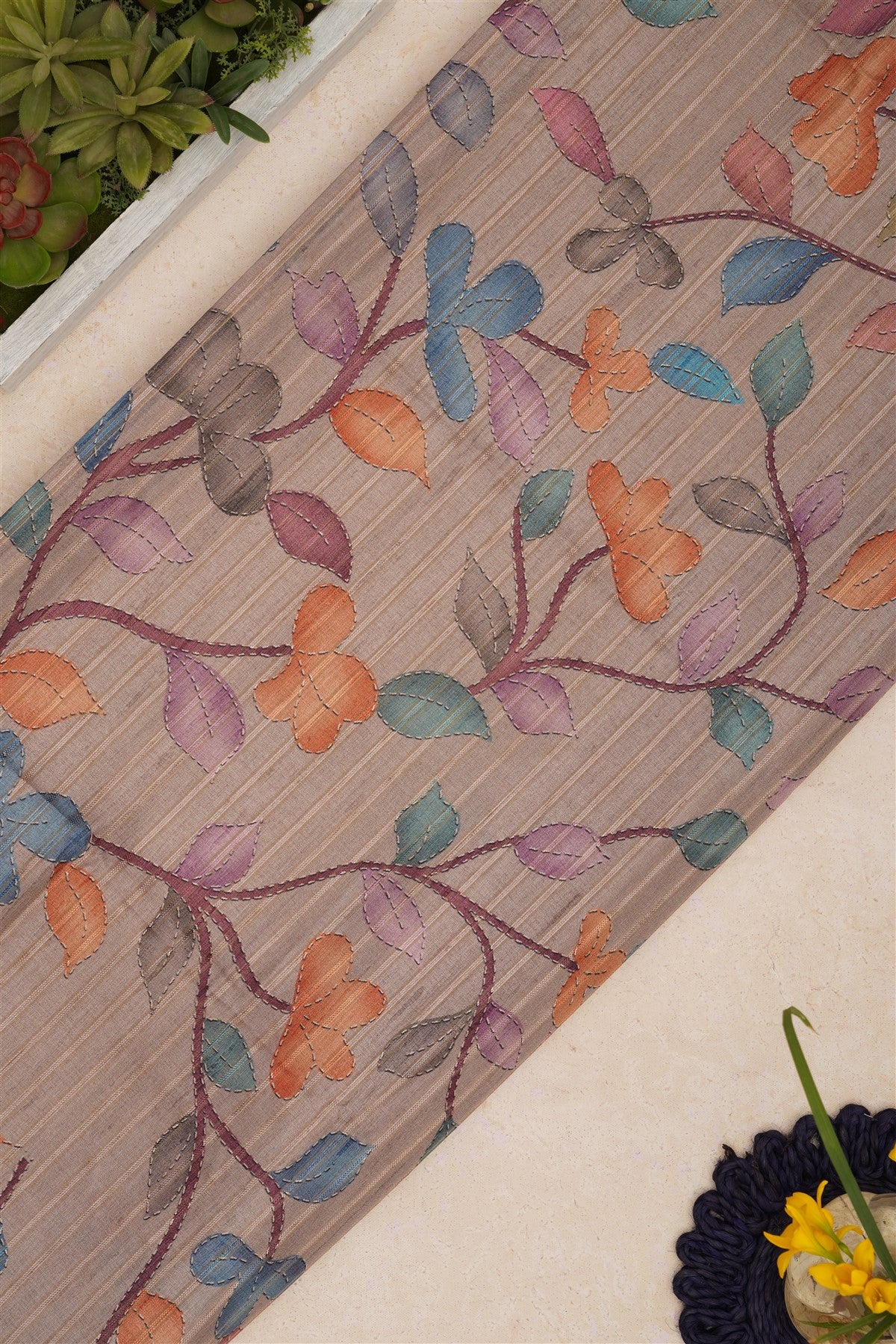 Bhagalpur Tussar Silk Light Green Saree