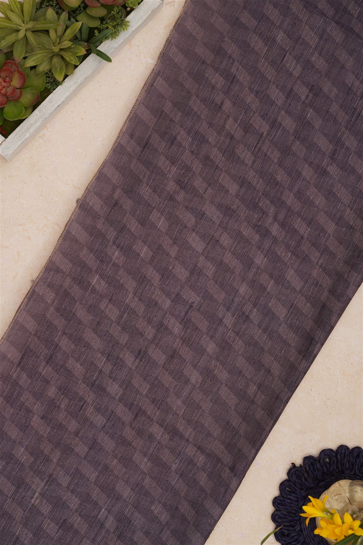 Bhagalpur Tussar Silk Light Lavender Saree