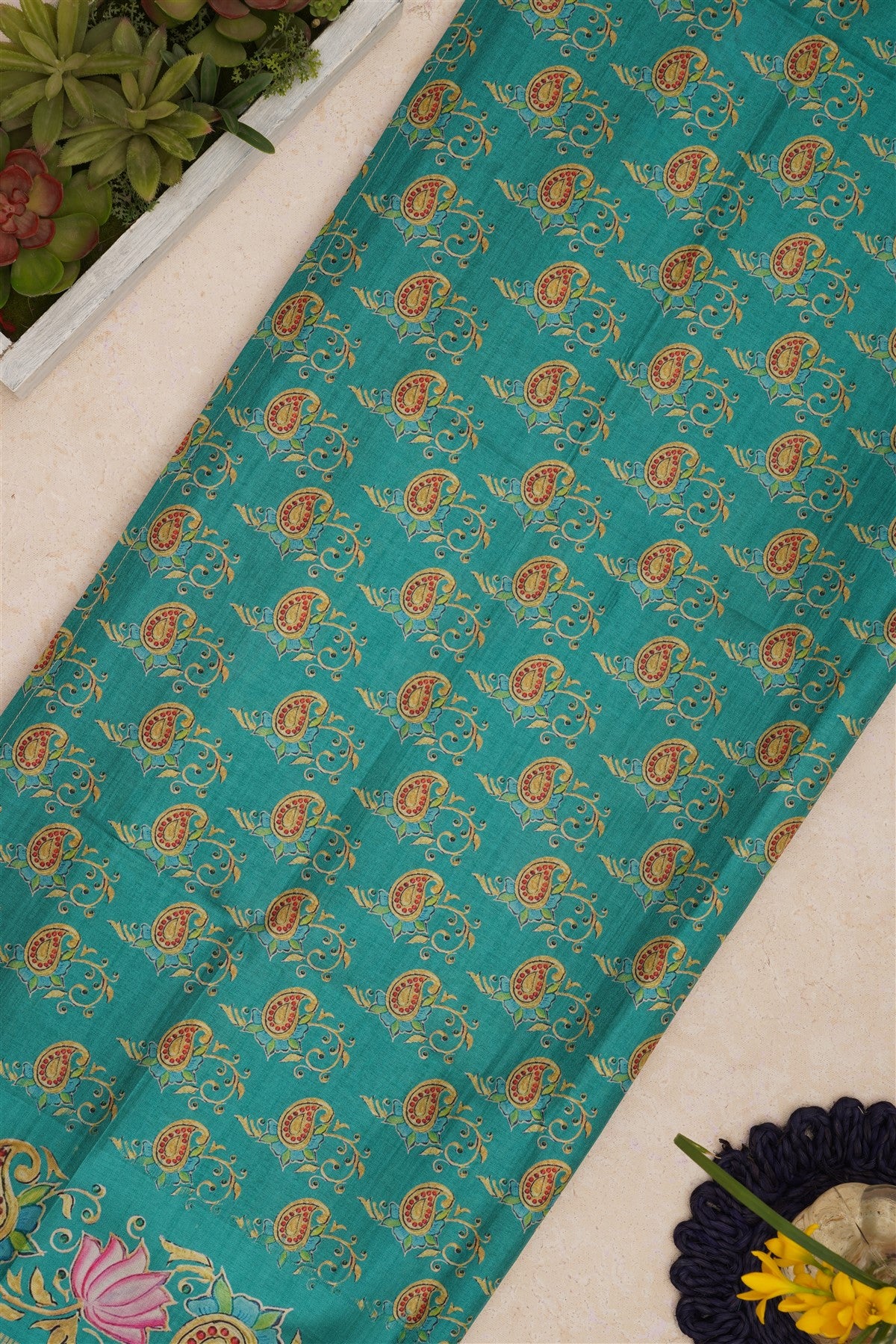 Bhagalpur Tussar Silk Dark Grey Saree