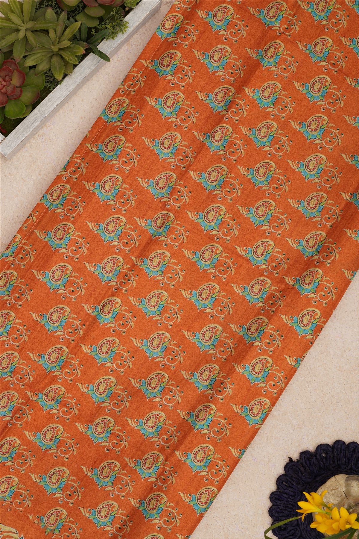 Bhagalpur Tussar Silk Pink Saree