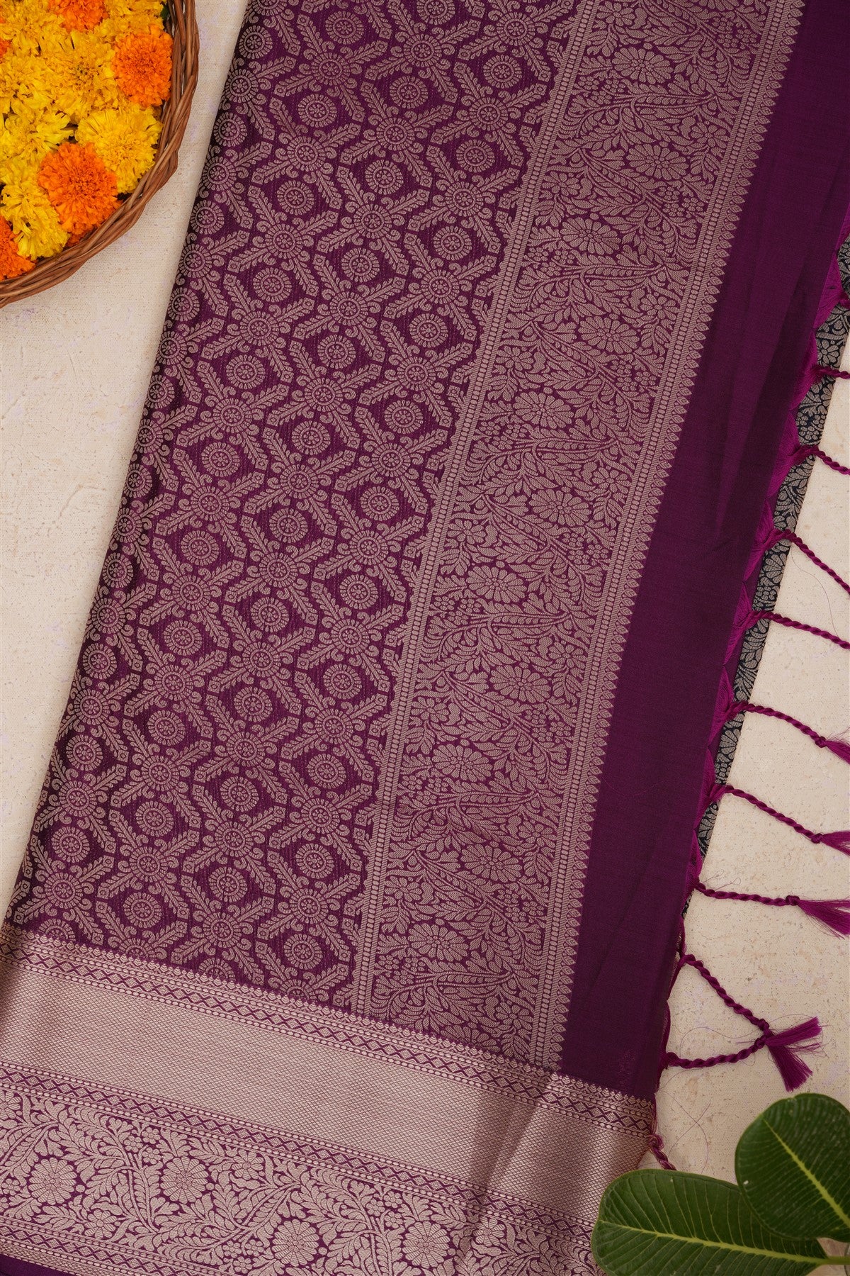 Soft Silk Navy Blue Saree
