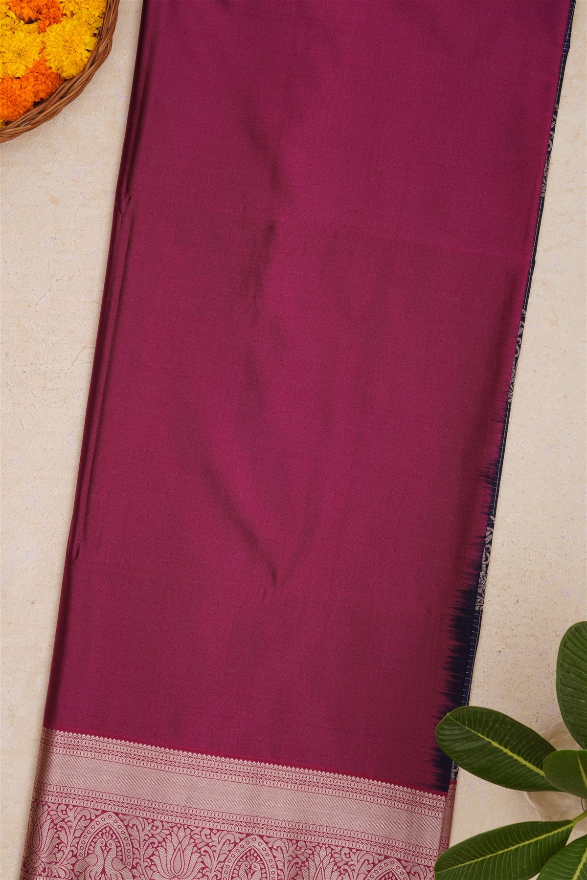 Banarasi Soft Silk Navy Blue Saree