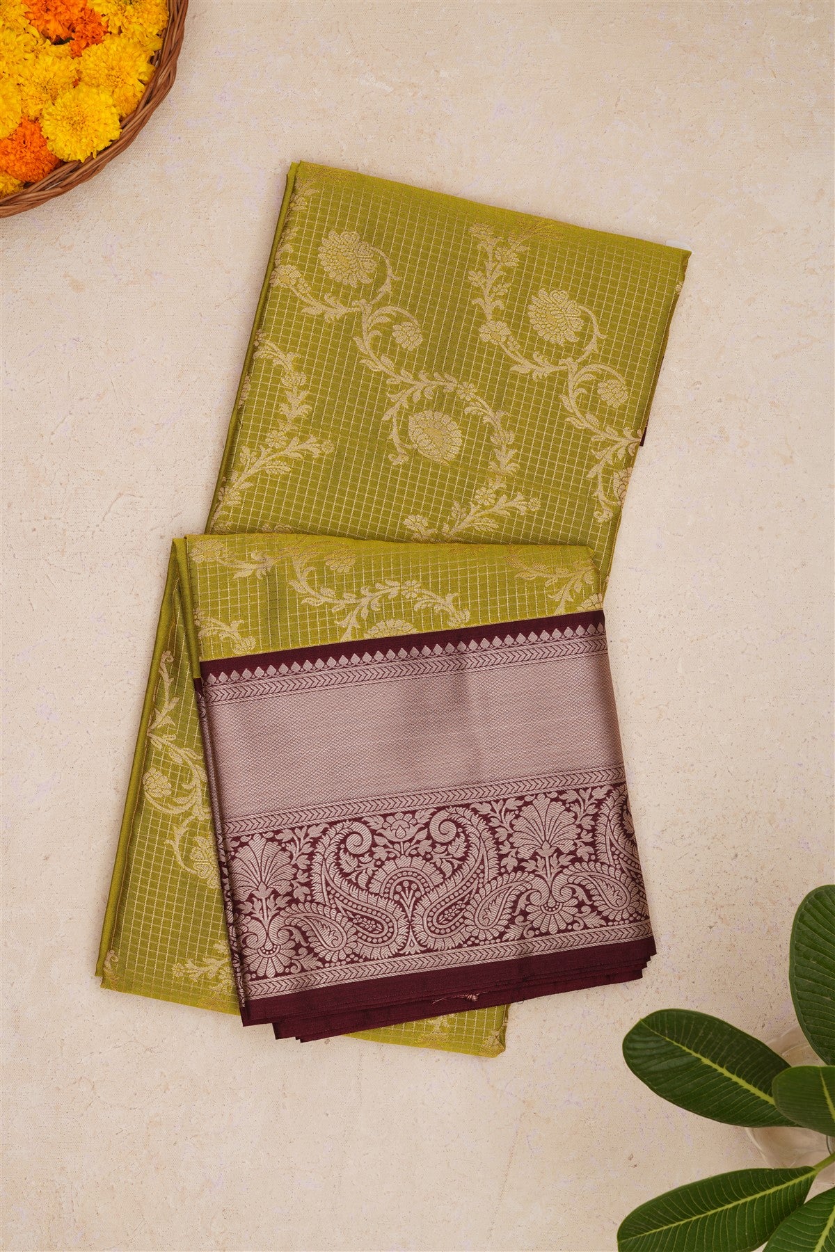 Soft Silk Light Green Saree