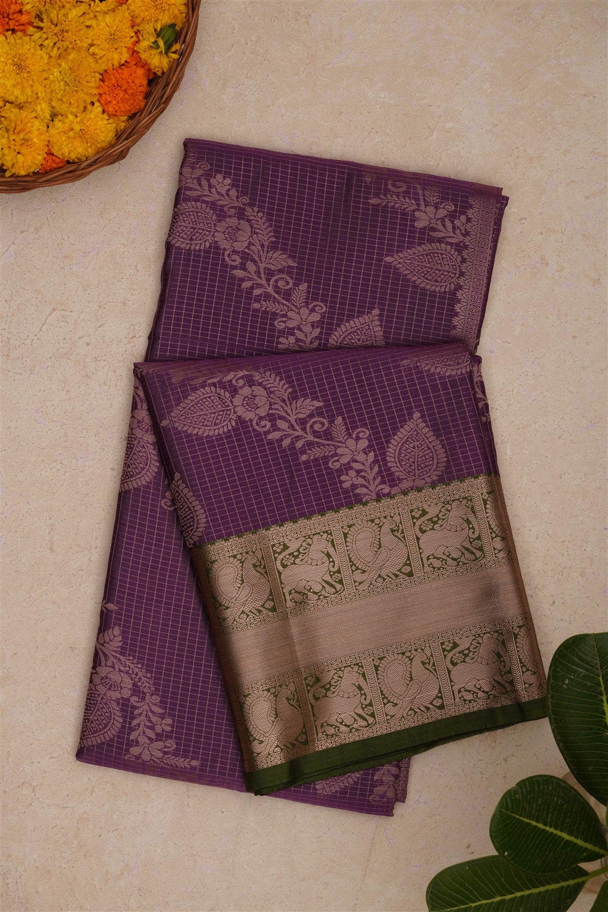 Soft Silk Lavender Saree