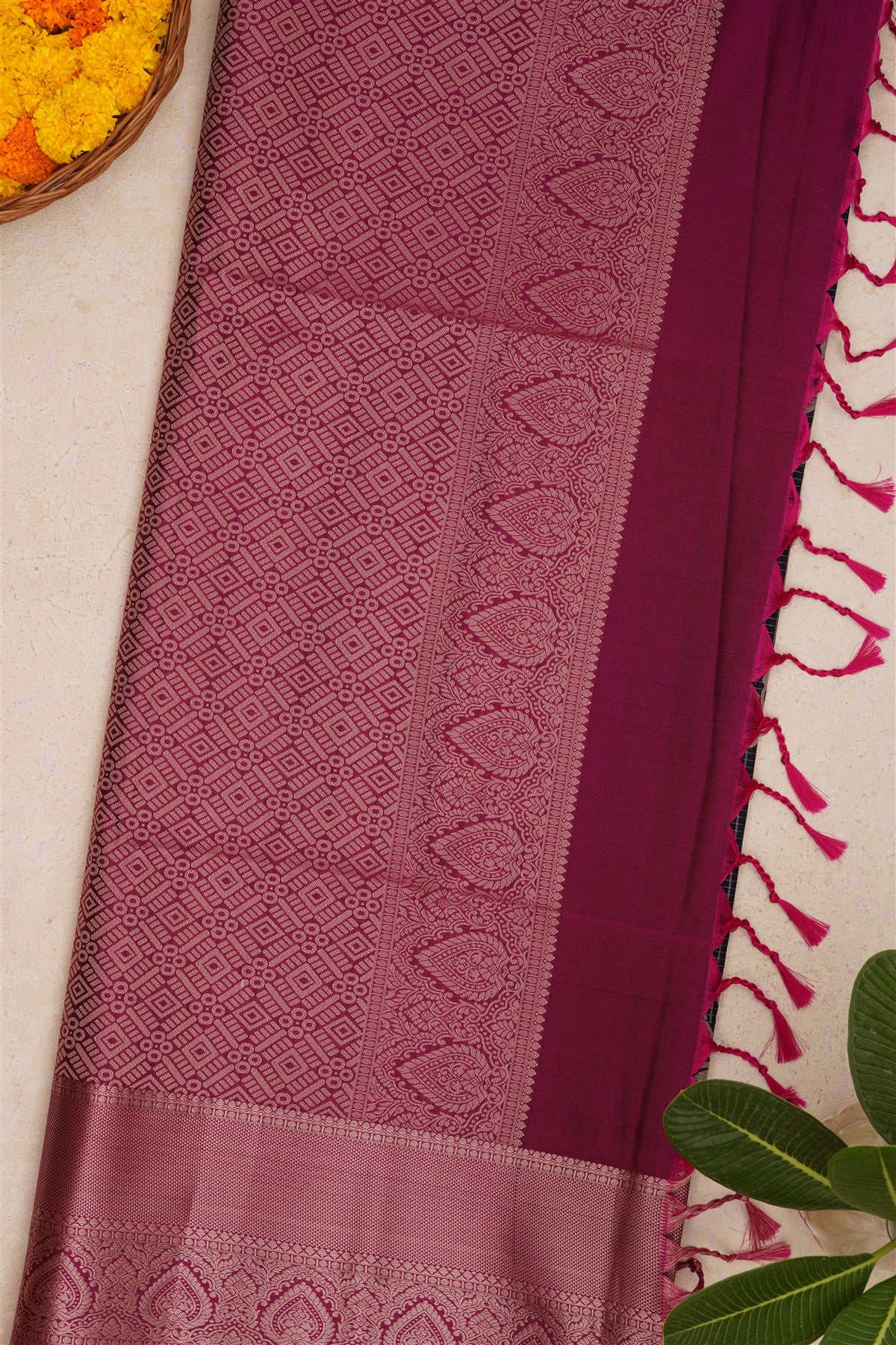 Soft Silk Navy Blue Saree