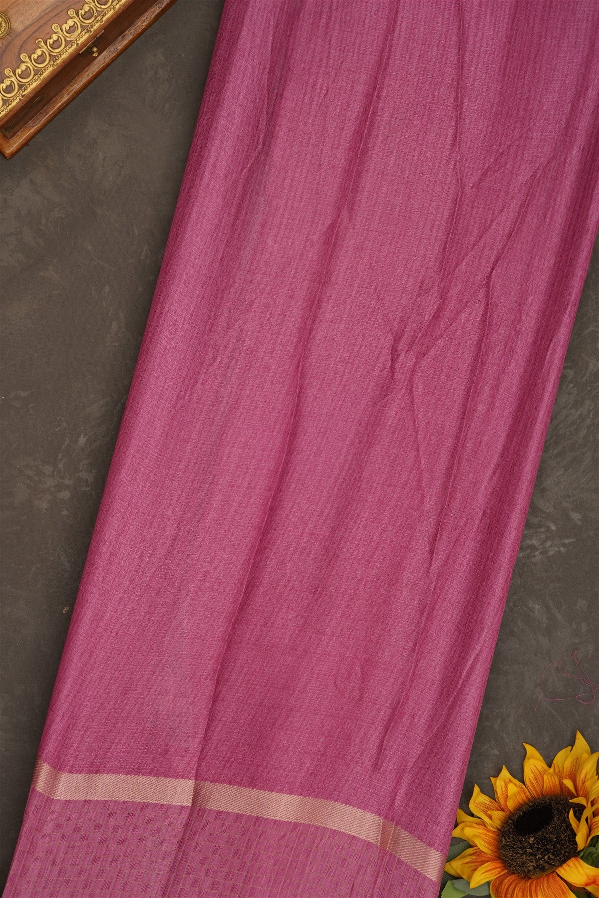 Fancy Jute Silk Sea Green Saree