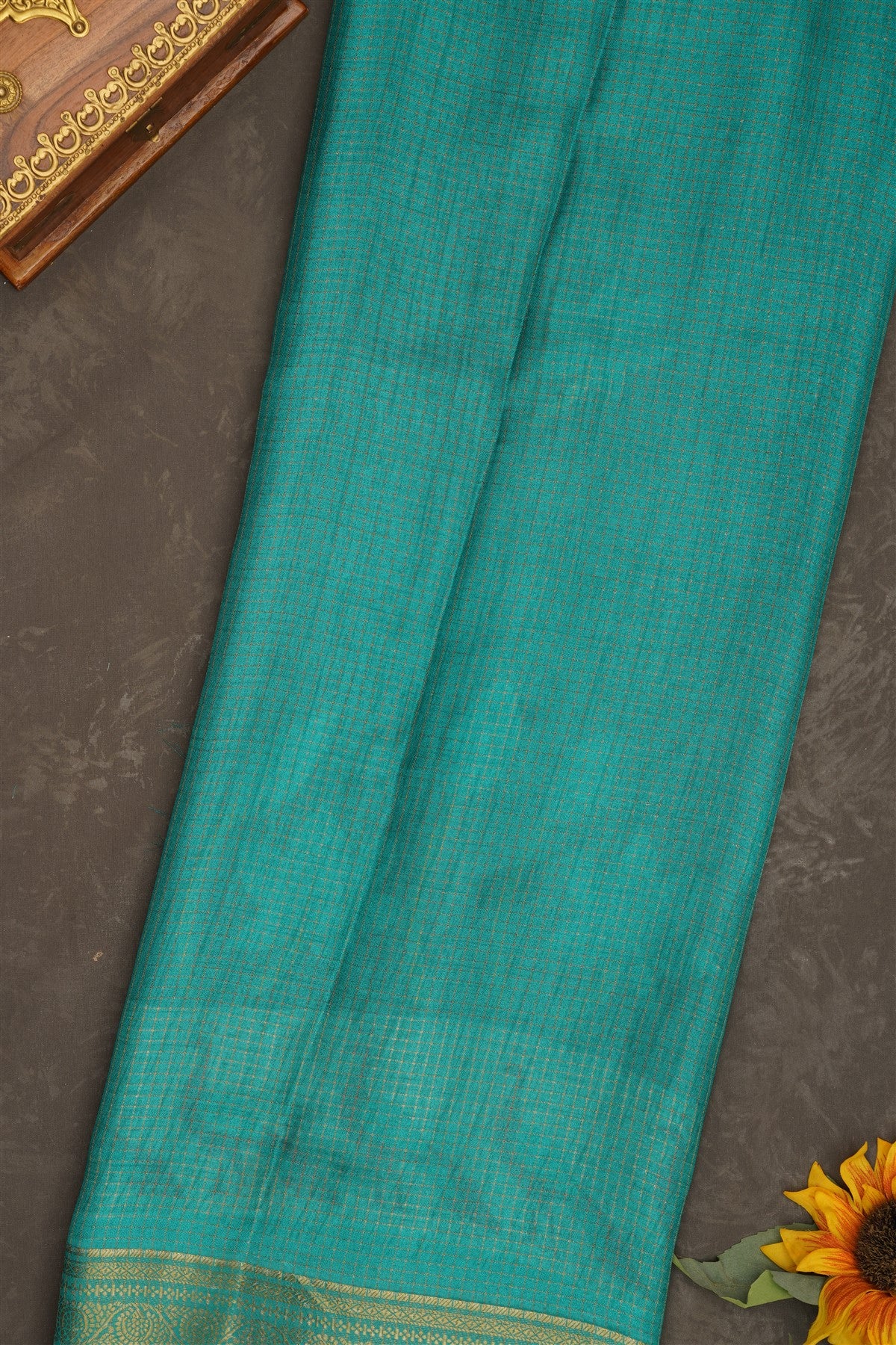 Fancy Georgette Navy Blue Saree
