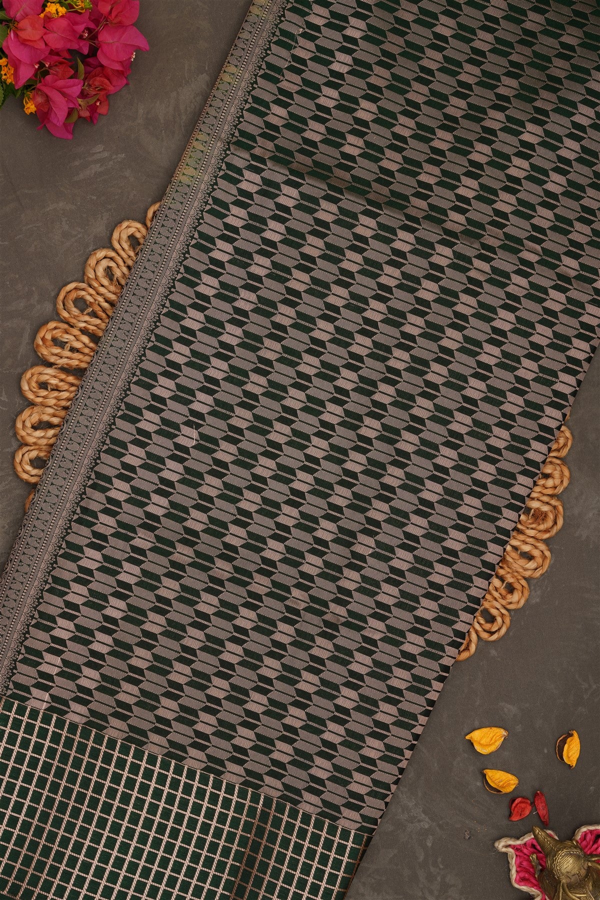 Semi Pattu Silk Light Green Saree
