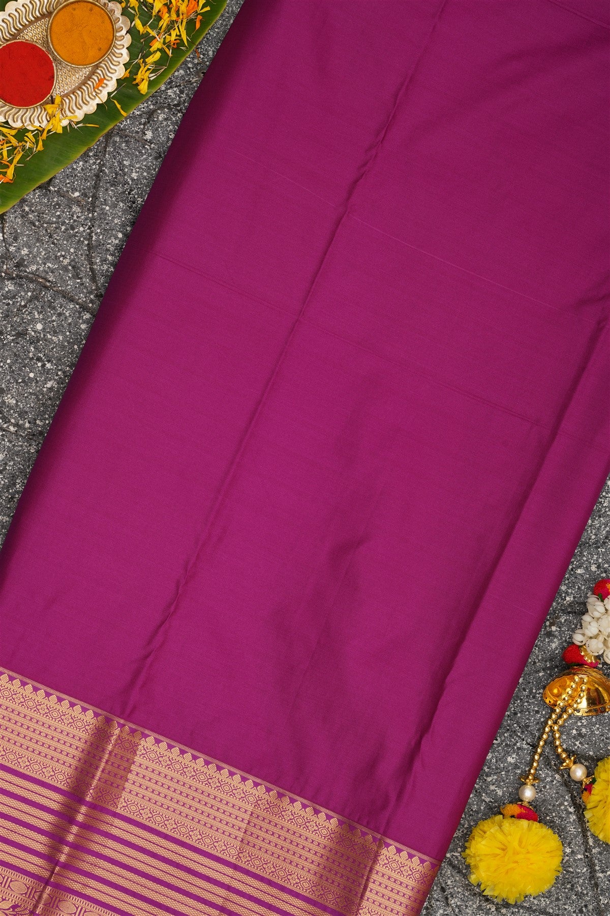 Semi Kanchipuram Silk Grey Saree