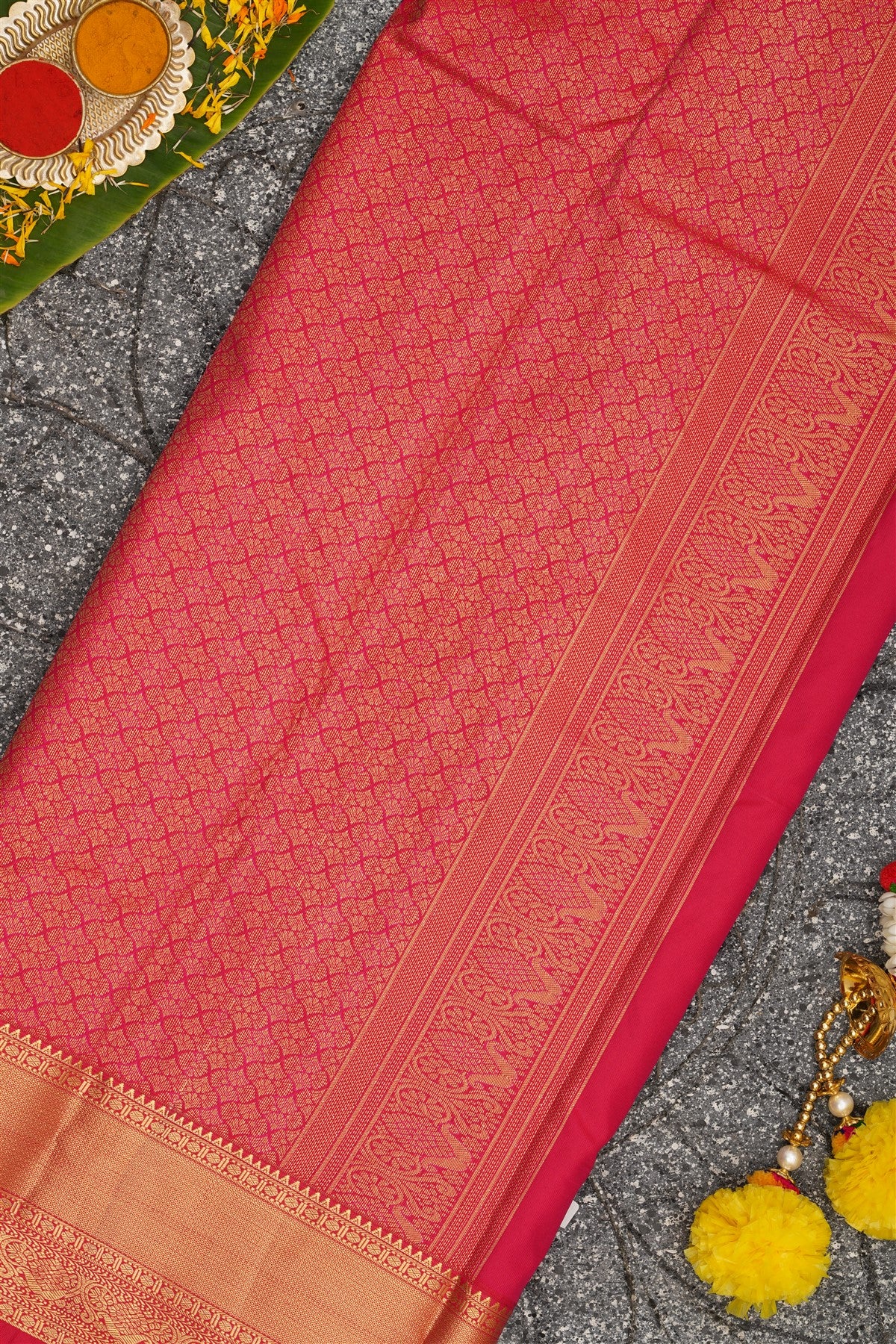 Semi Kanchipuram Silk Lavander Saree