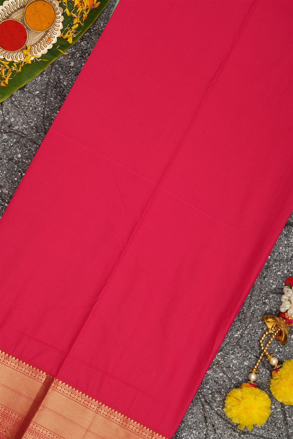 Semi Kanchipuram Silk Sea Green Saree