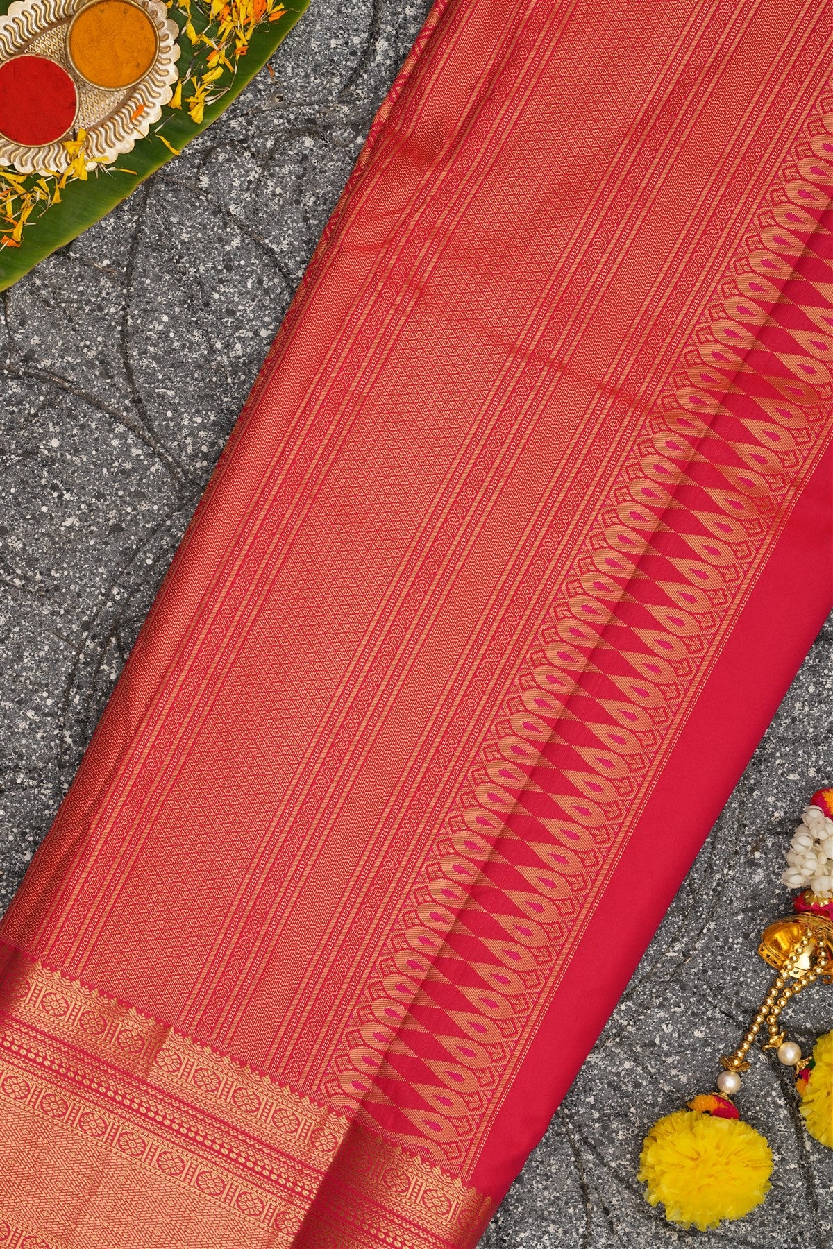 Semi Kanchipuram Silk Light Green Saree
