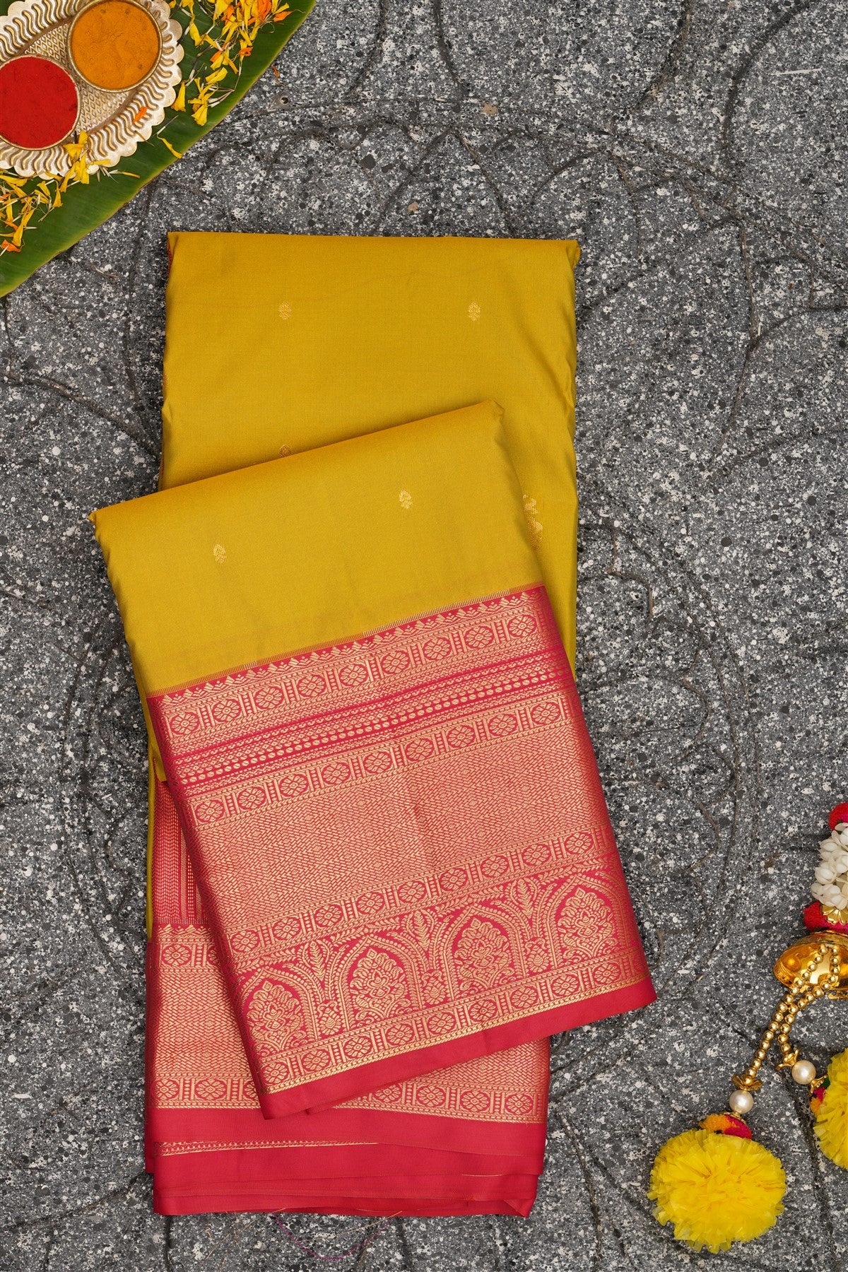 Semi Kanchipuram Silk Light Green Saree