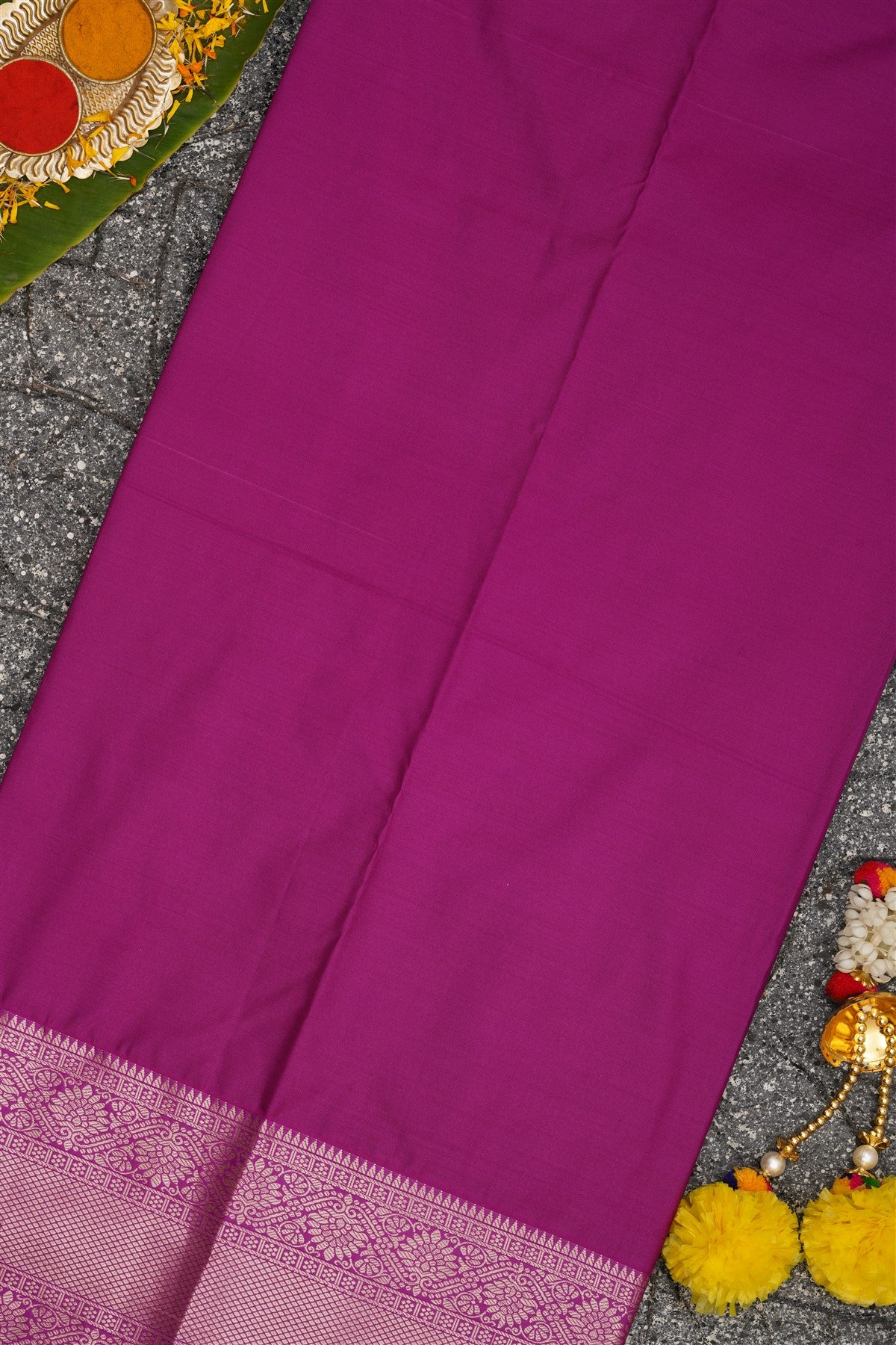 Semi Kanchipuram Silk Peach Saree