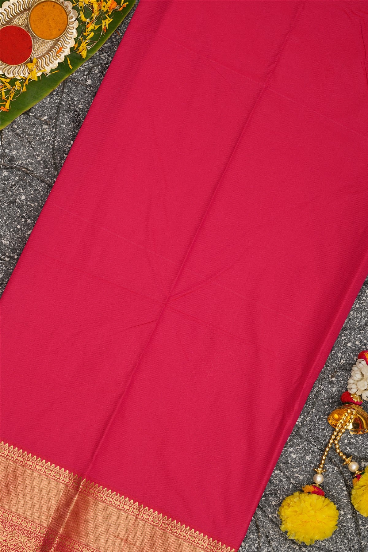 Semi Kanchipuram Silk Sandle Saree