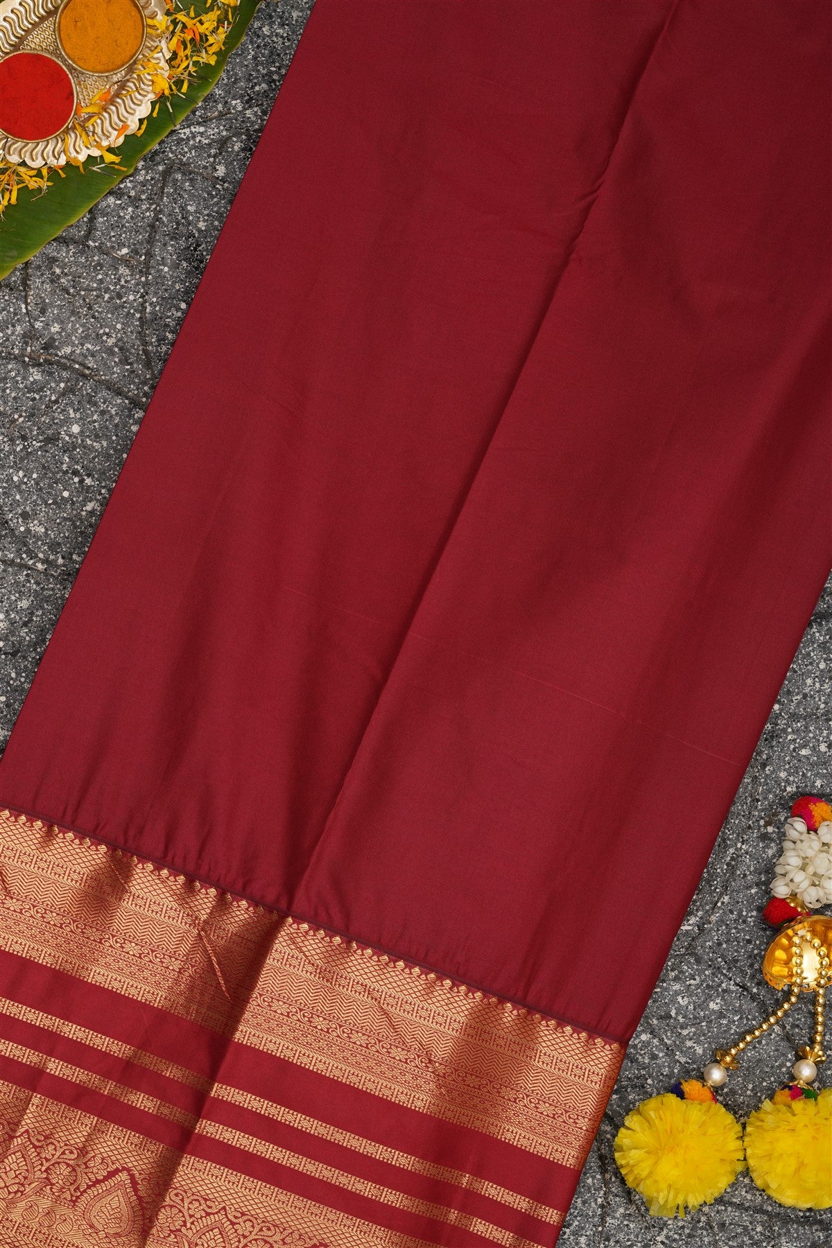Semi Kanchipuram Silk Sea Green Saree
