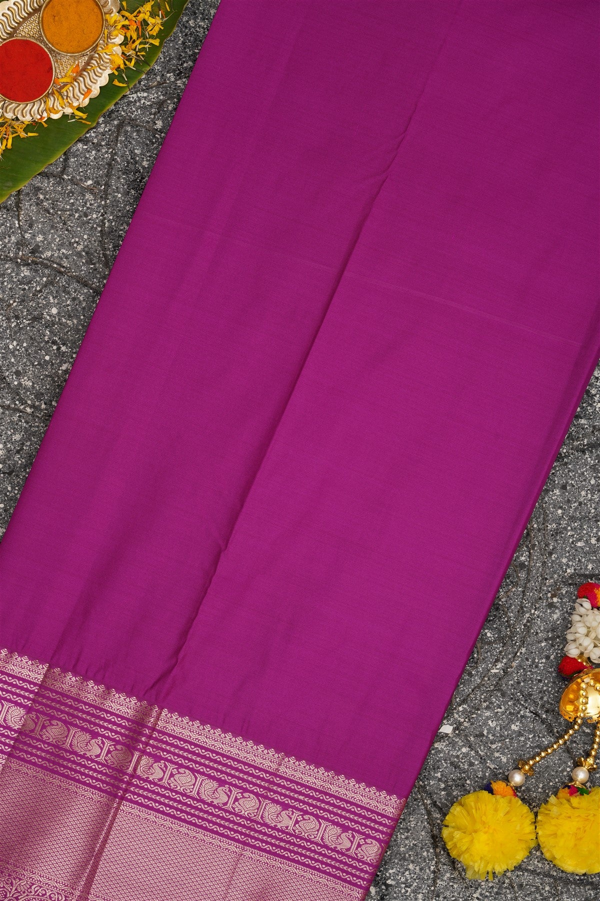Semi Kanchipuram Silk Sea Green Saree