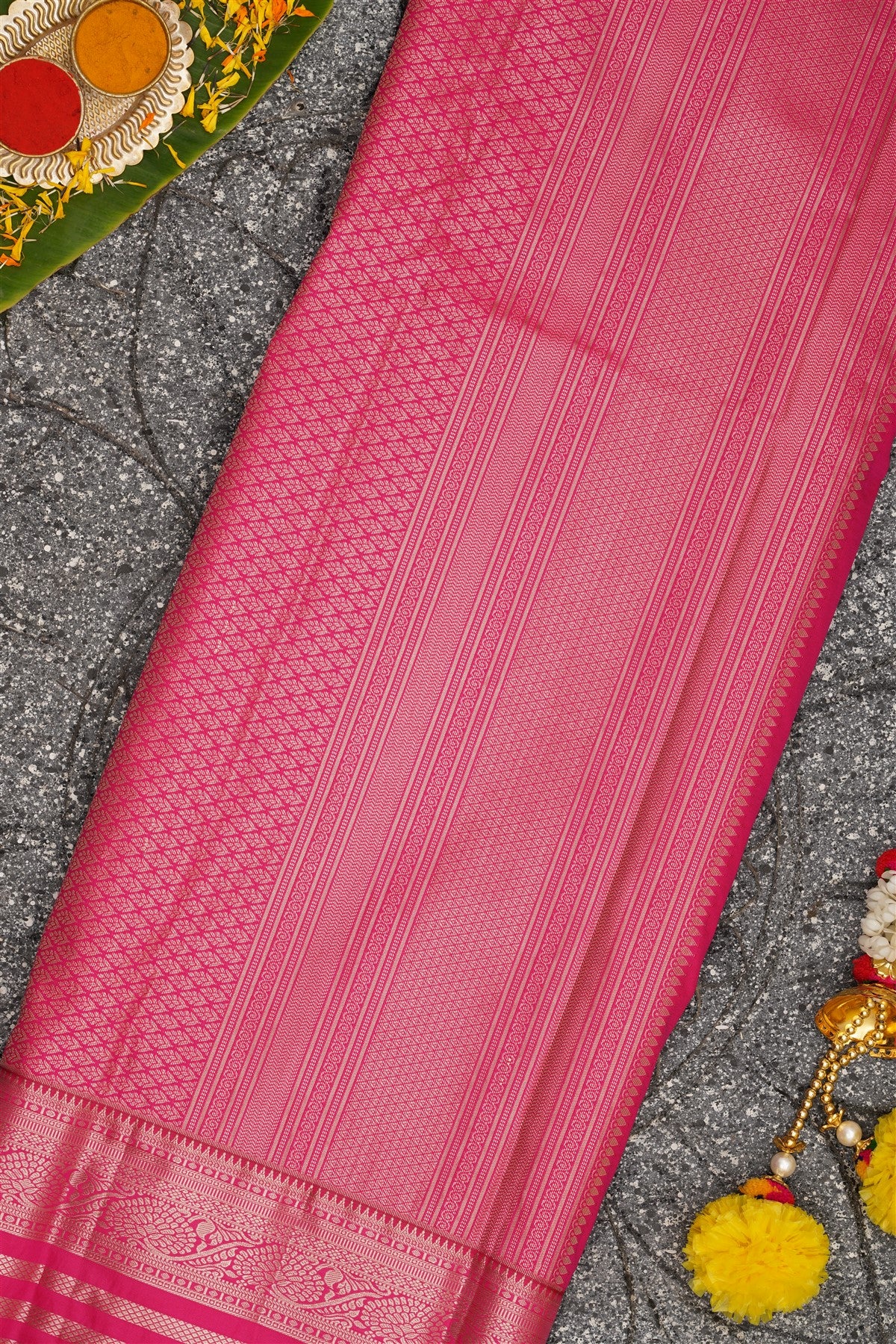 Semi Kanchipuram Silk Blue Saree