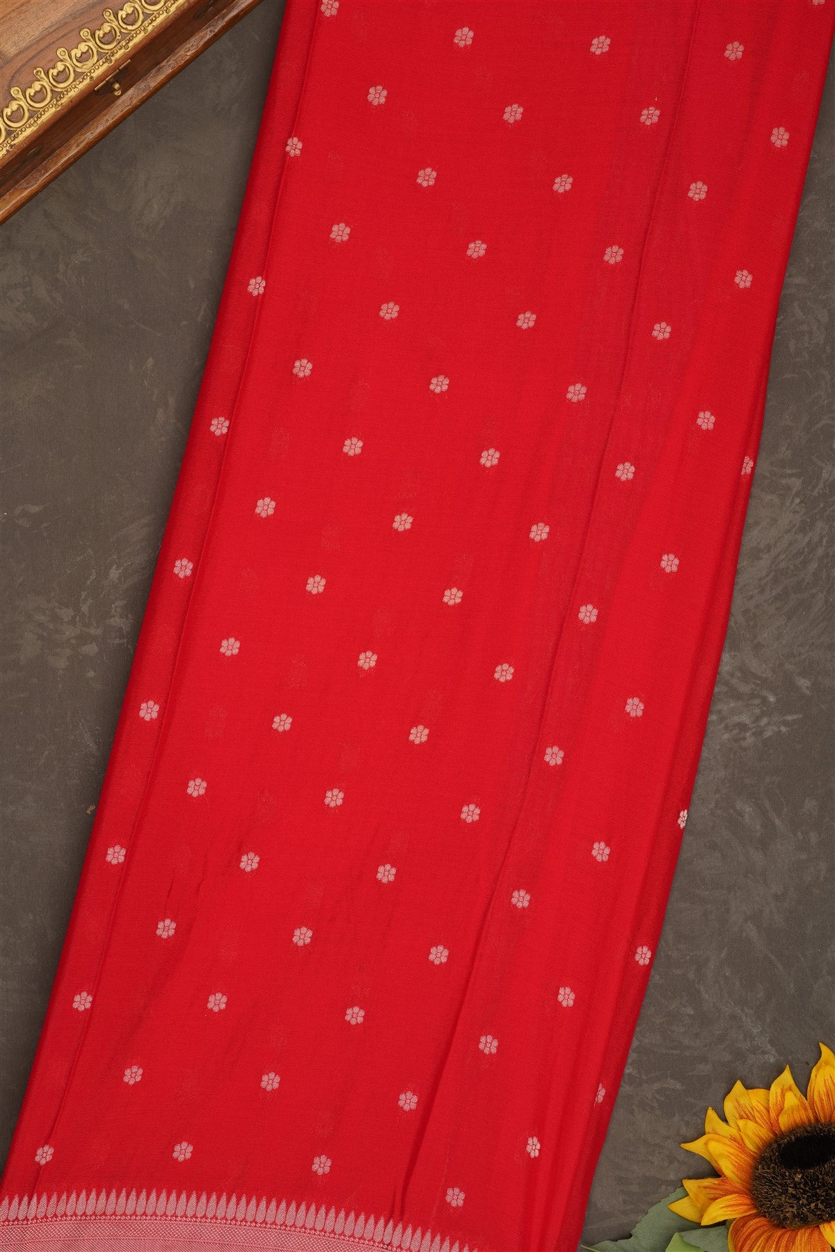 Banarasi Georgette Pink Saree