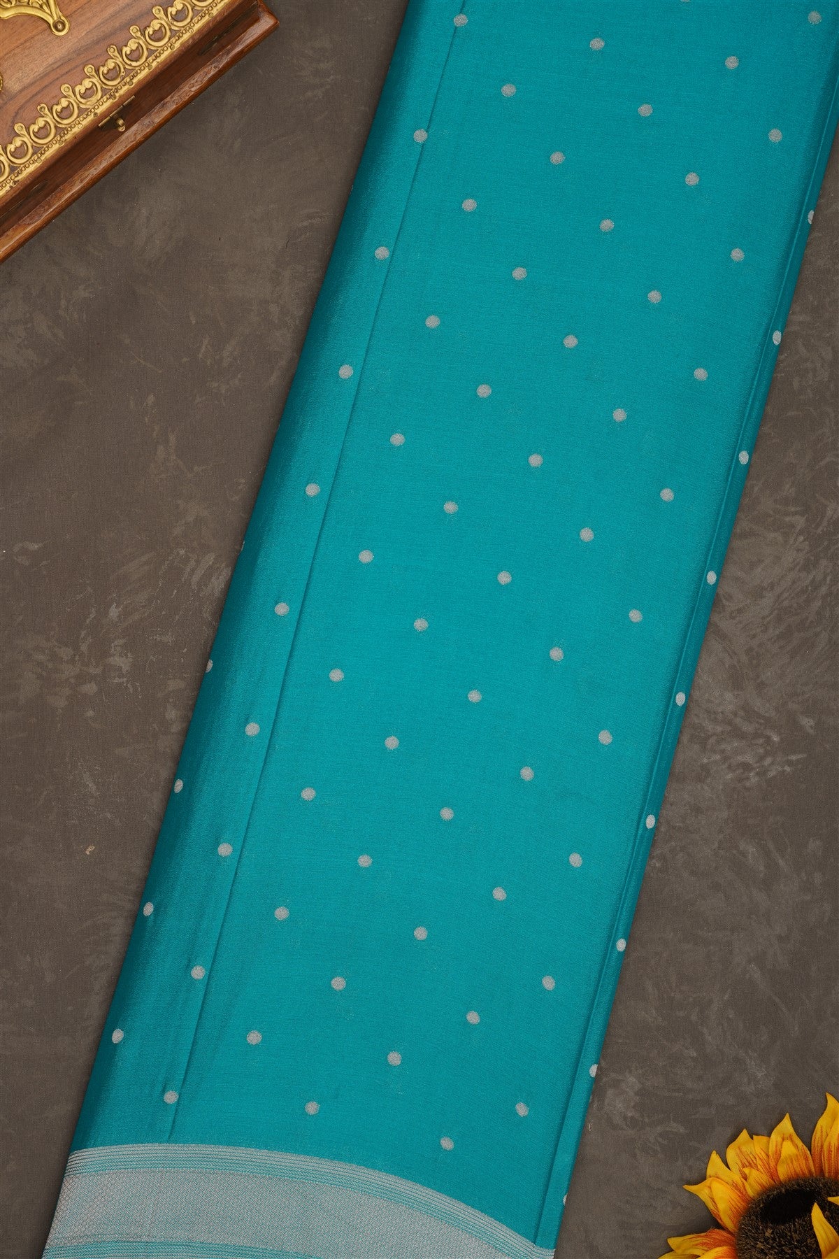 Banarasi Georgette Dark Blue Saree