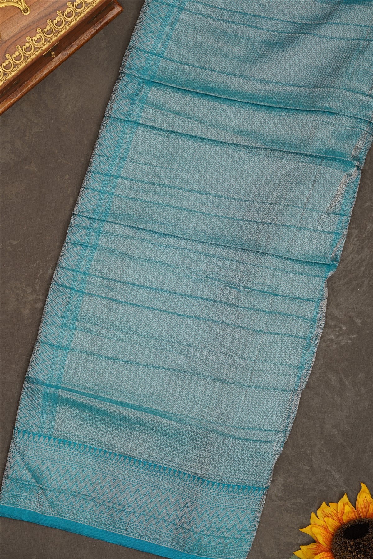 Banarasi Georgette Dark Blue Saree