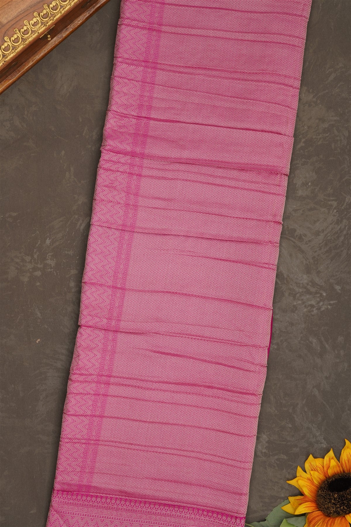 Banarasi Georgette Purple Saree