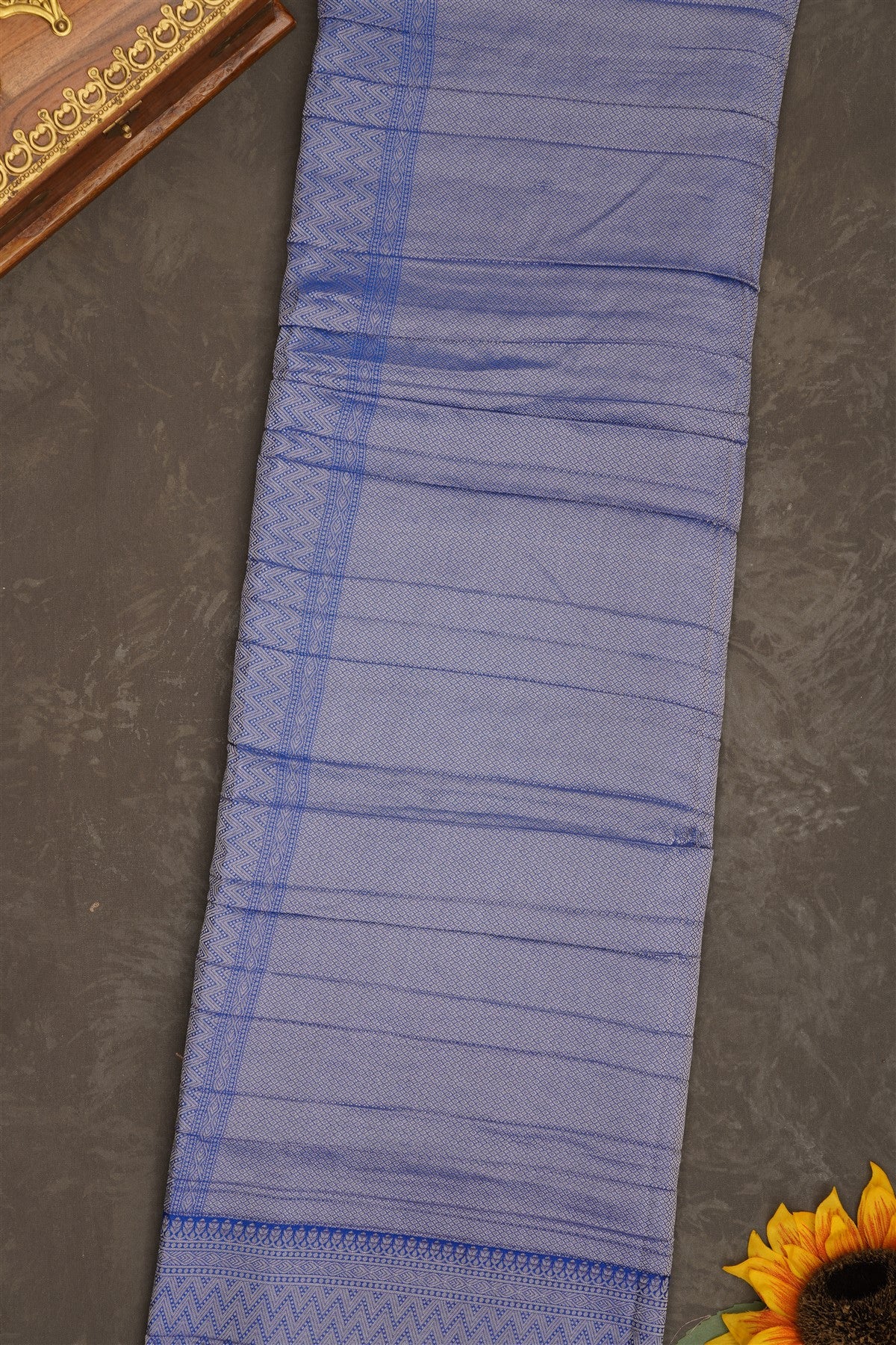 Banarasi Georgette Teal Saree
