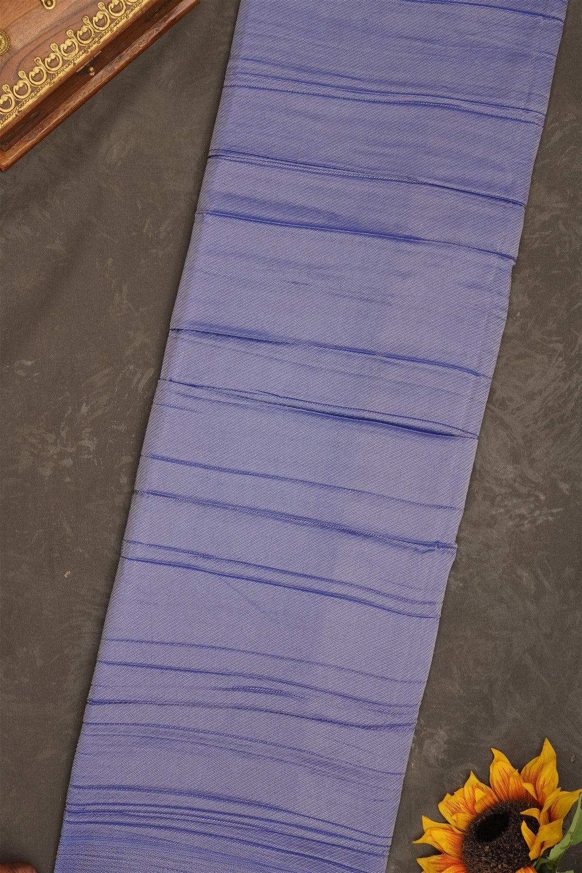 Banarasi Georgette Teal Saree