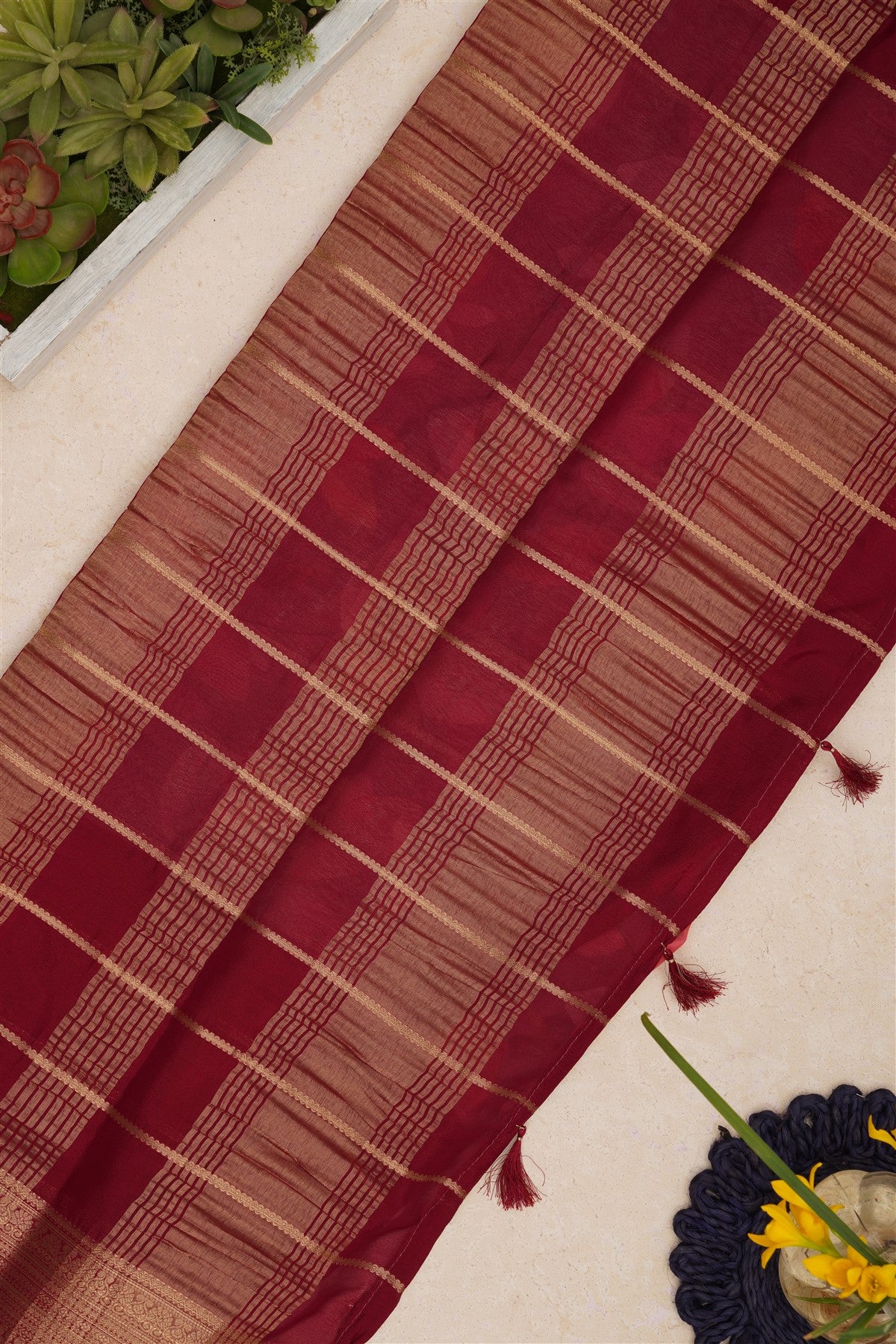 Mysore Silk Grey Saree