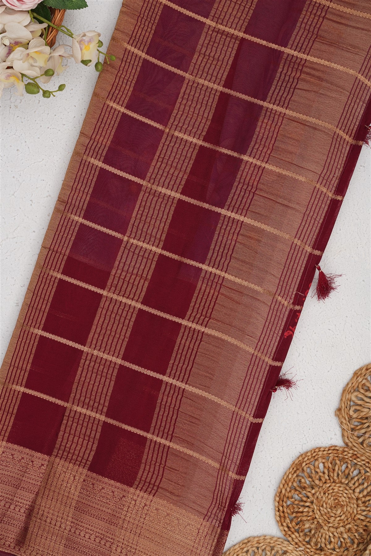 Mysore Silk Lavender Saree