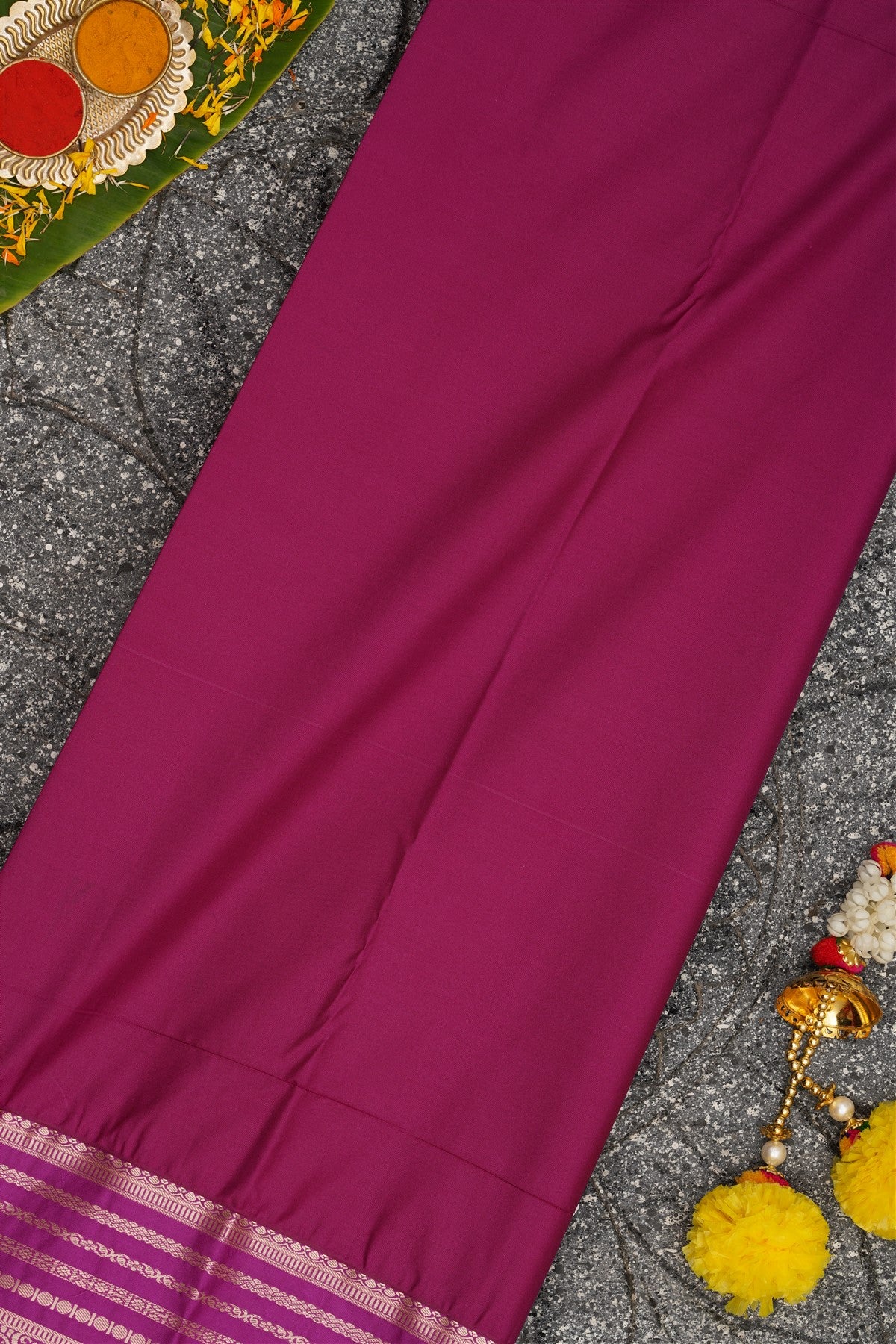 Semi Kanchipuram Silk Black Saree