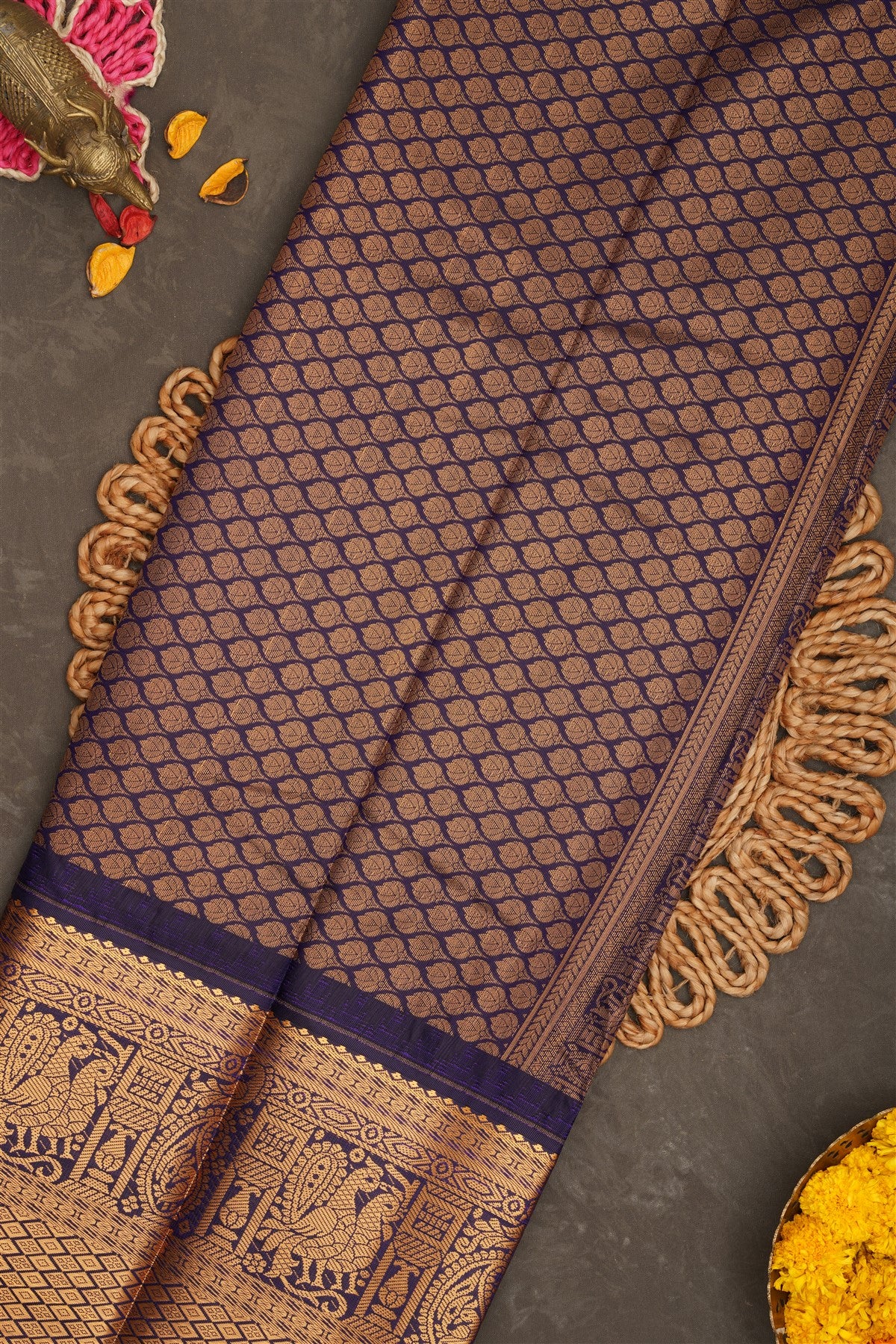 Gadwal Silk Pink Saree