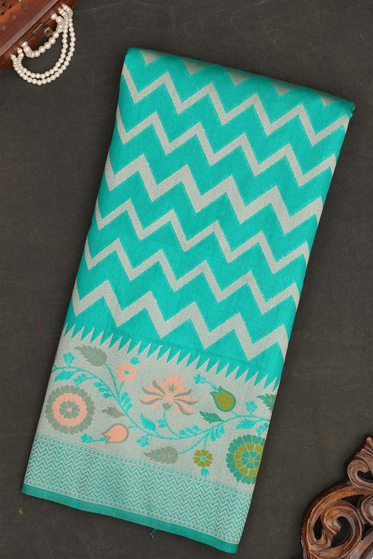 Banarasi Silk Green Saree
